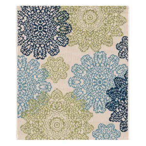 GAD Posey Geometric Medallion Indoor/ Outdoor Area Rug