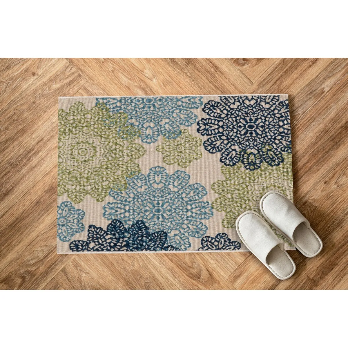 GAD Posey Geometric Medallion Indoor/ Outdoor Area Rug