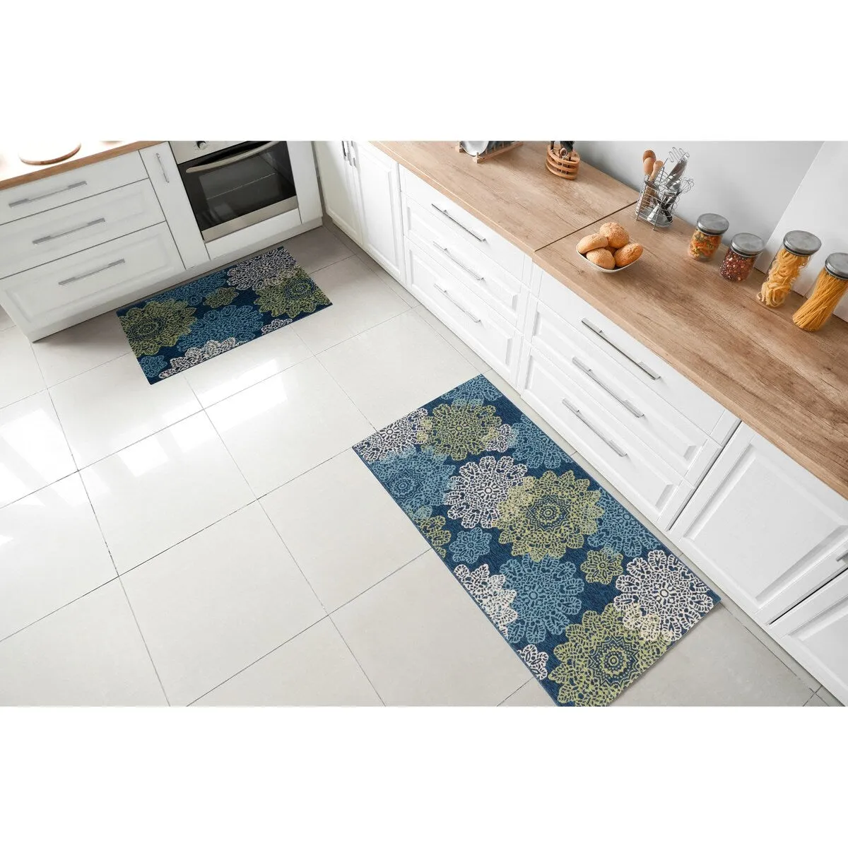GAD Posey Geometric Medallion Indoor/ Outdoor Area Rug