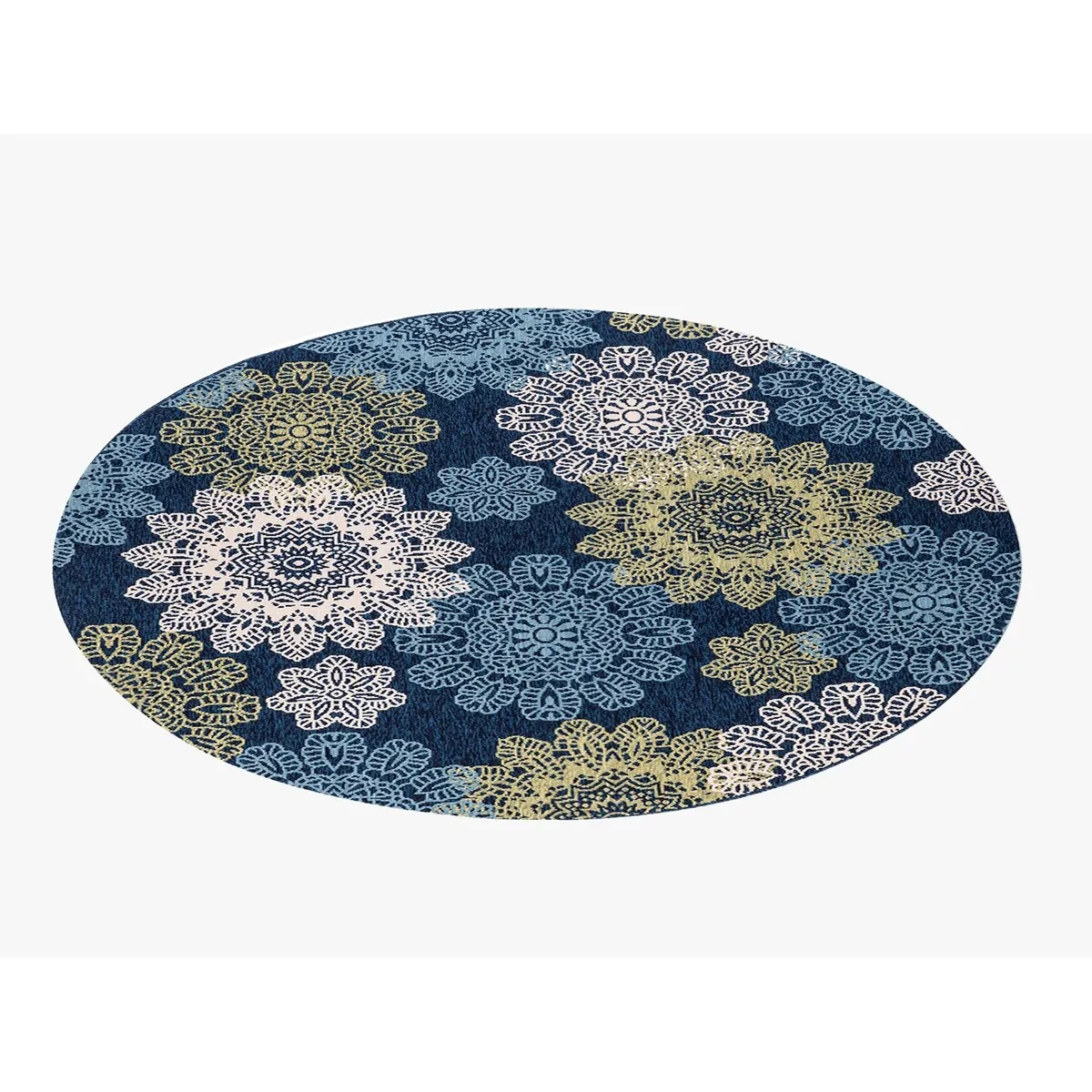 GAD Posey Geometric Medallion Indoor/ Outdoor Area Rug