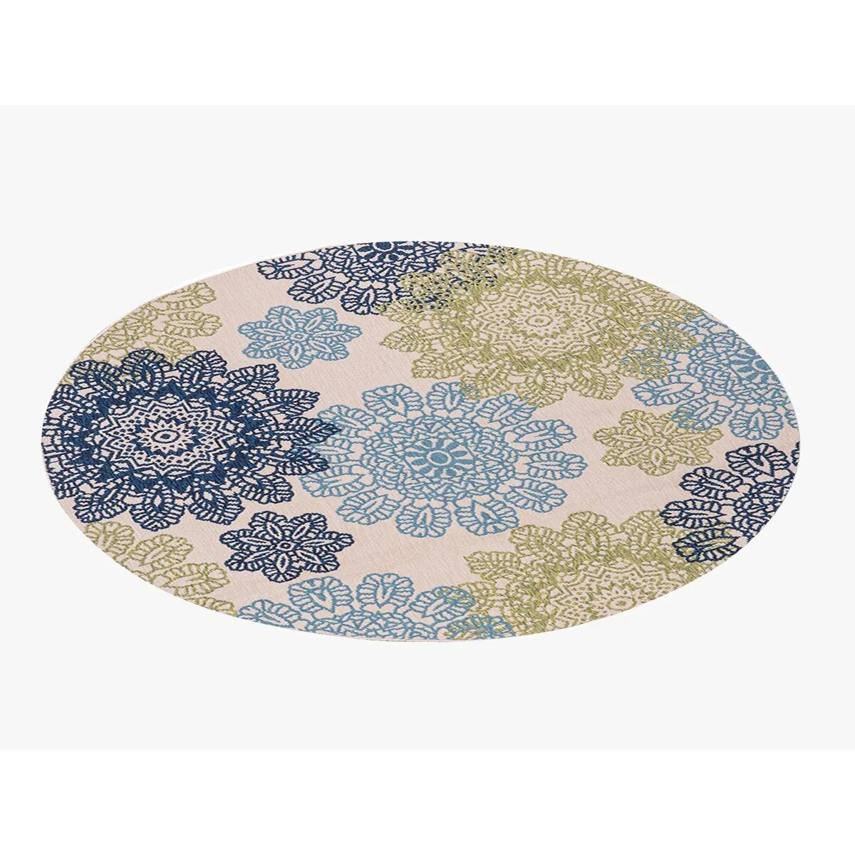 GAD Posey Geometric Medallion Indoor/ Outdoor Area Rug