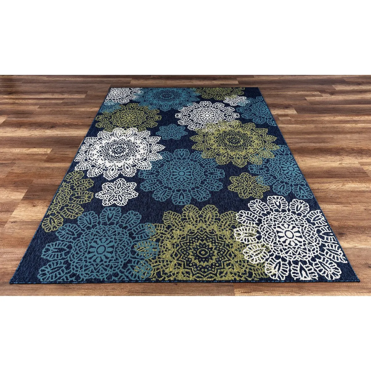 GAD Posey Geometric Medallion Indoor/ Outdoor Area Rug