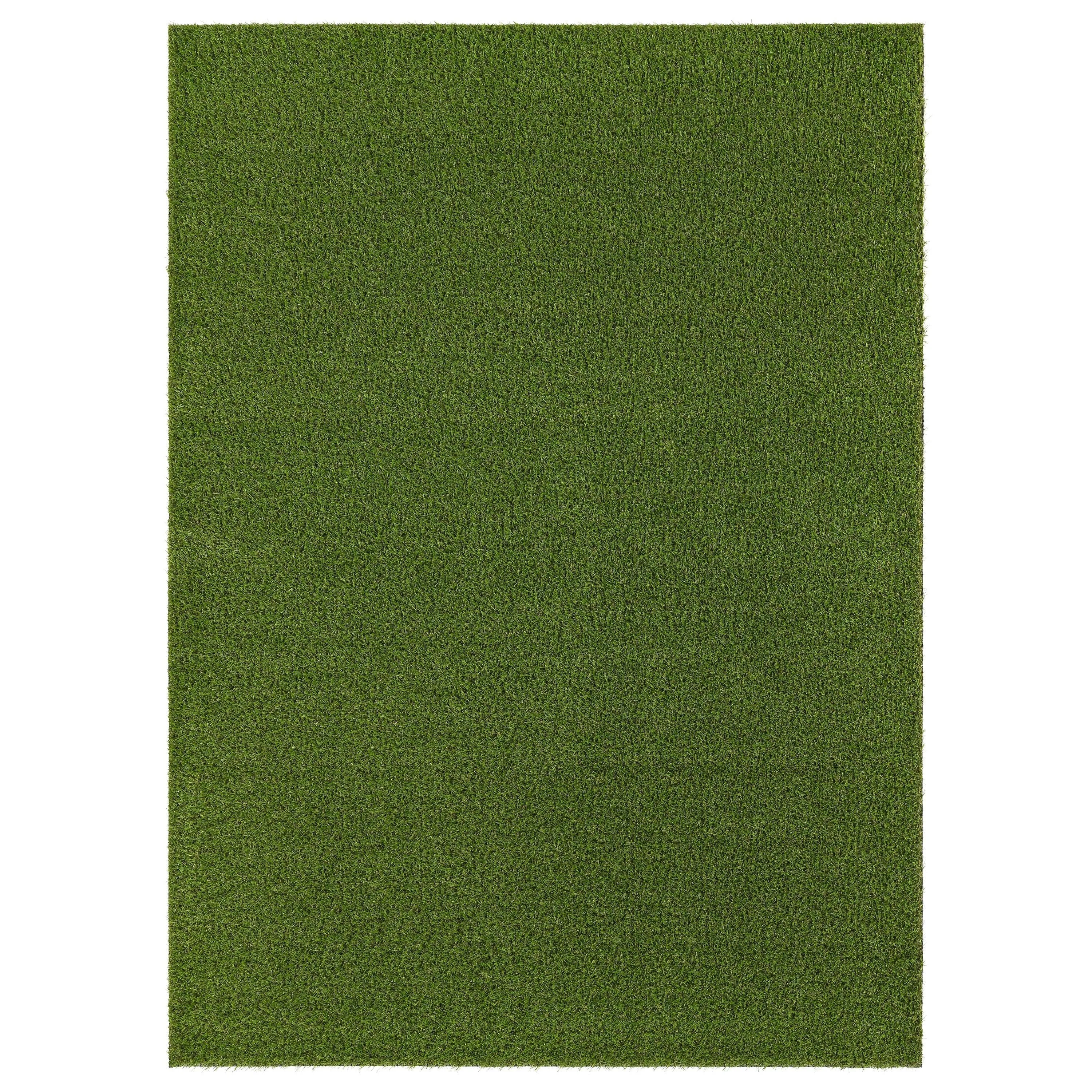 Garland Realistic Artificial Grass Turf Green Indoor /Outdoor Area Rug