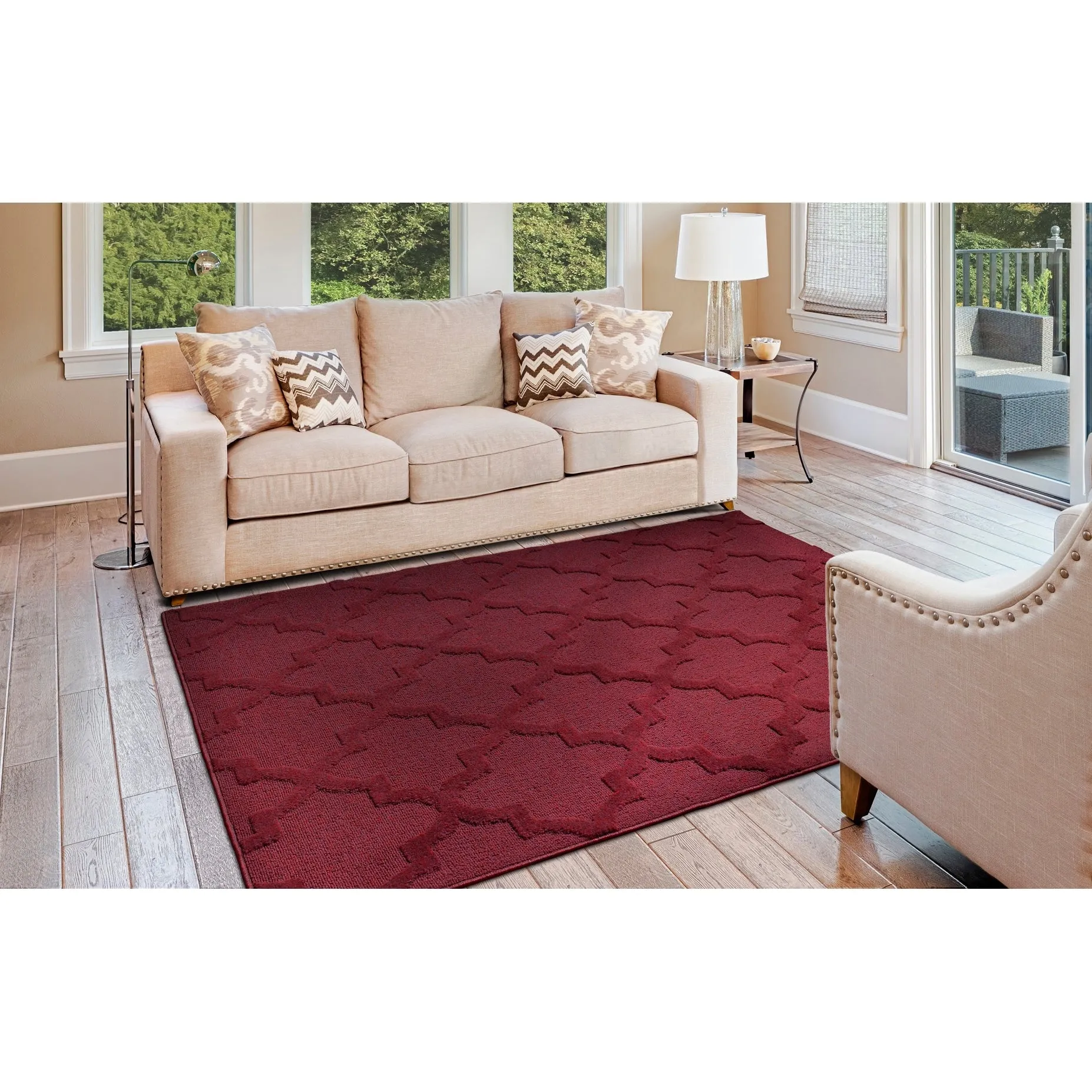 Garland Rug Quatro Polypropylene Indoor Area Rug