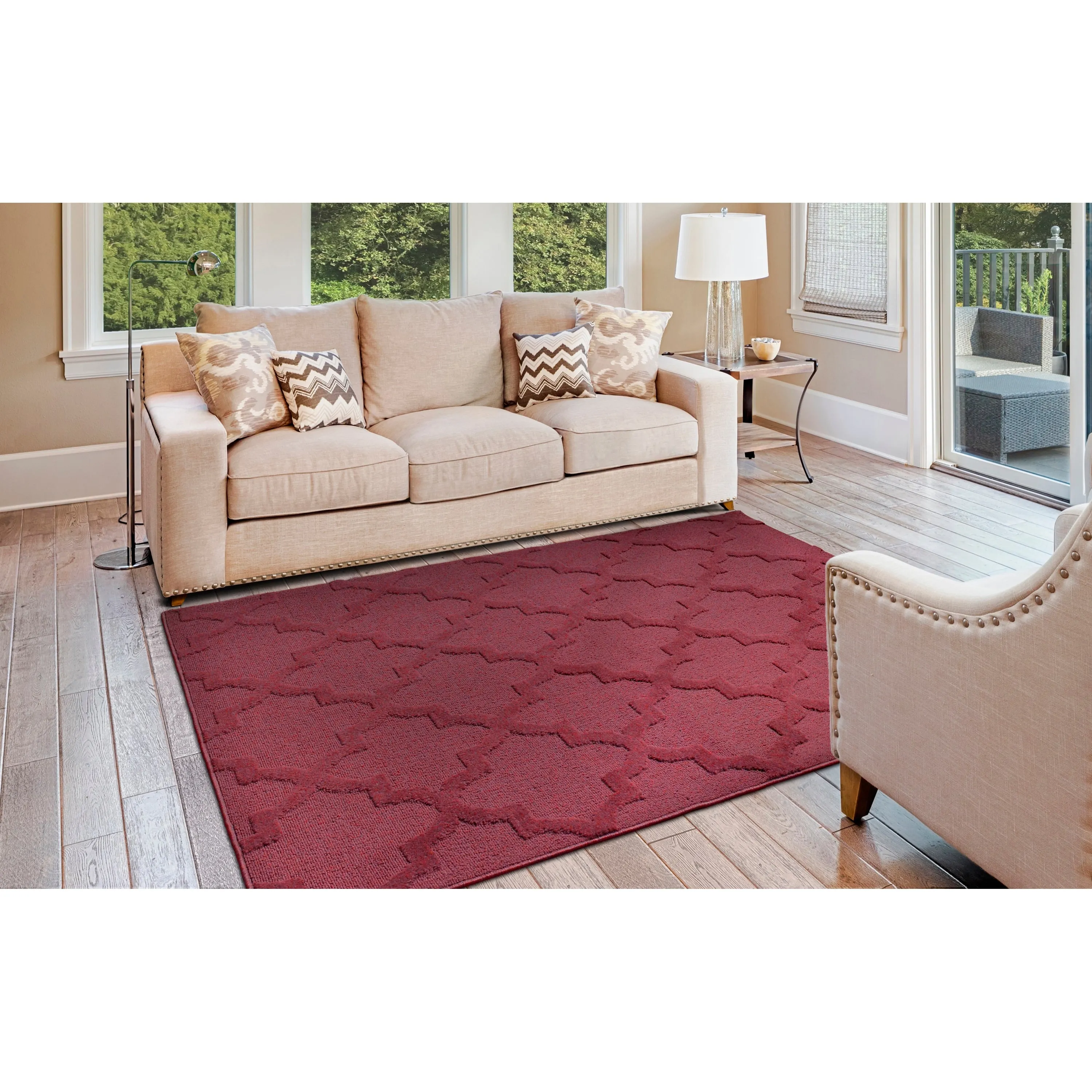 Garland Rug Quatro Polypropylene Indoor Area Rug