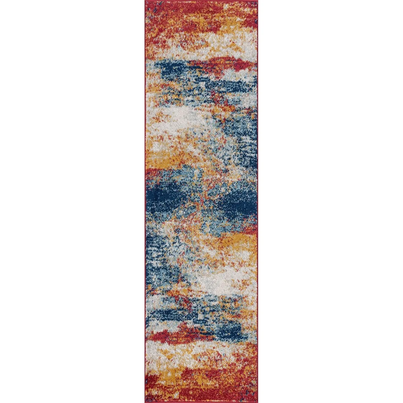 Gematria Industrial Abstract Indoor Area Rug