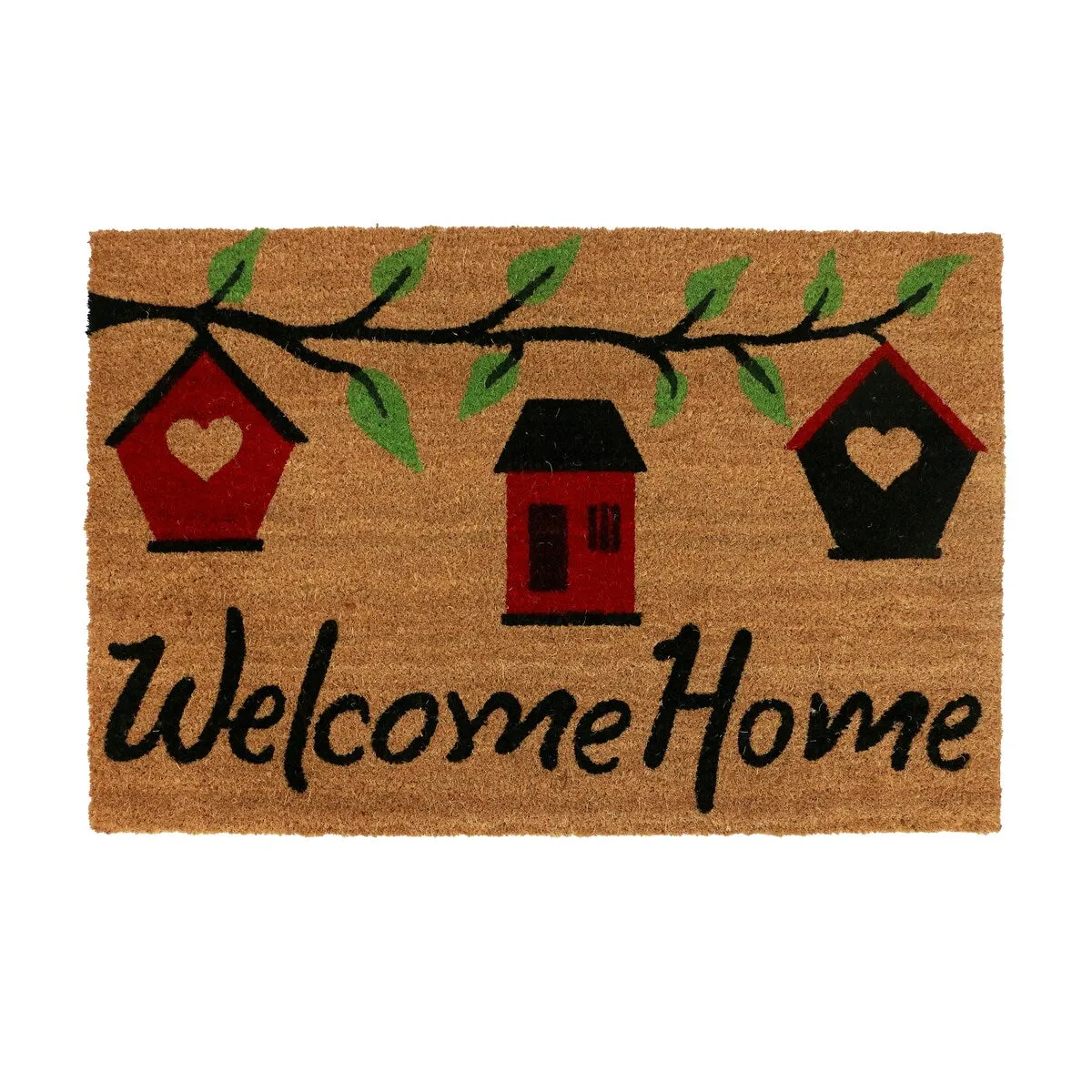George Towne Living-OVERSIZED-24x36 Outdoor Coir Mat-Welcome Bird Cage - 24x36