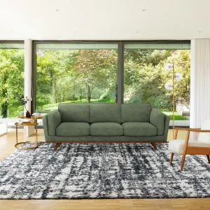 Gertmenian Anjou Myra Grey Modern Abstract Shag Area Rug