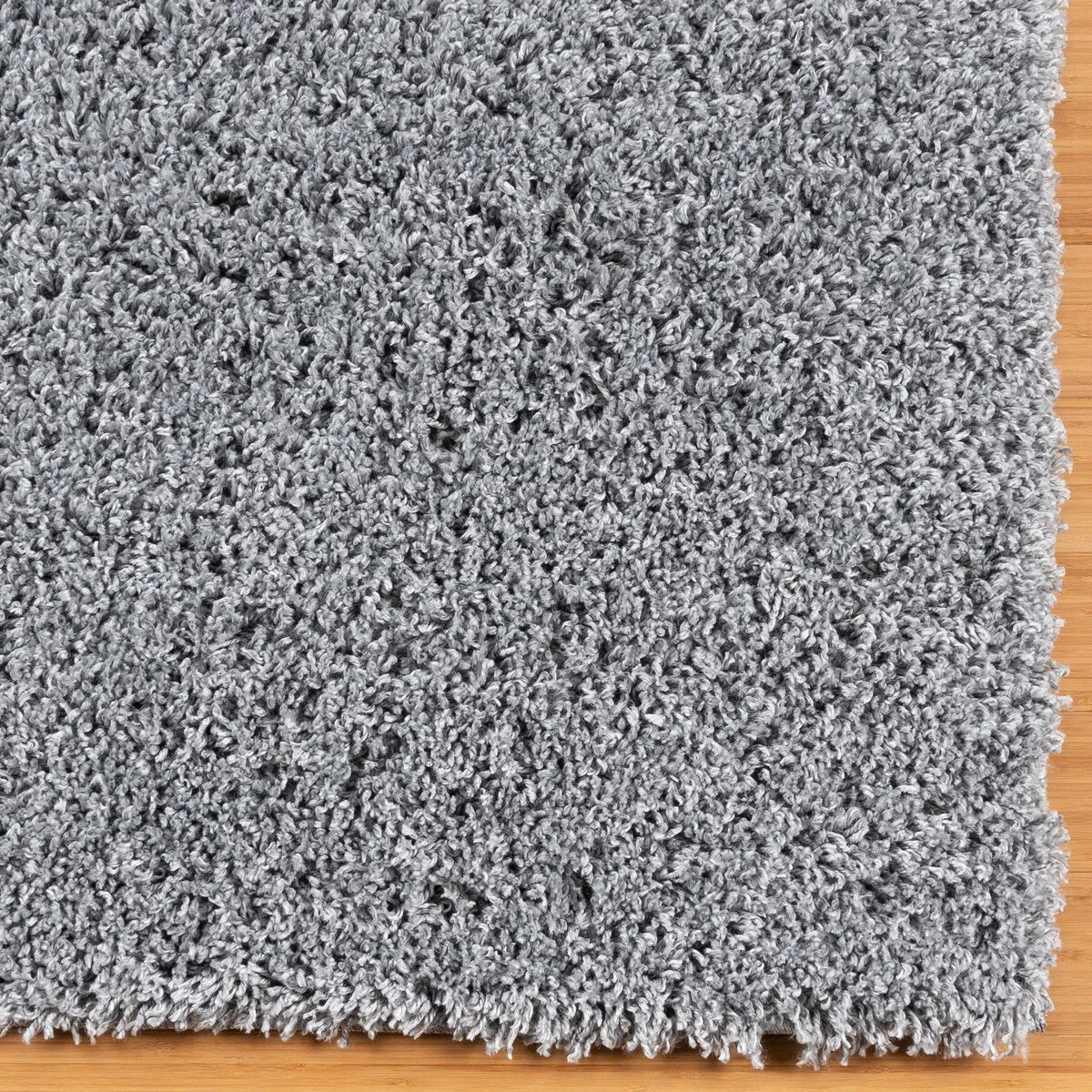 Gertmenian Anjou Solid Grey Thick Plush Shag Area Rug