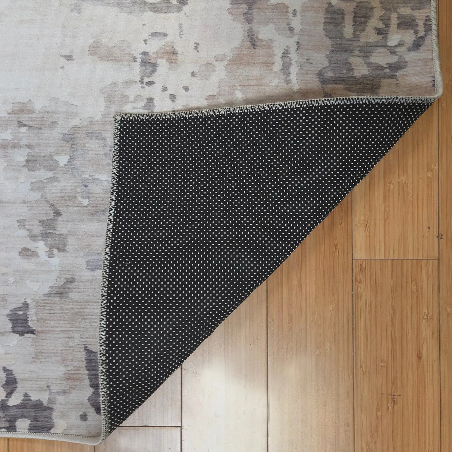 Gertmenian Crystal Print Soft Flat Pile Polyester Slip Resistant Washable Indoor Printed Area Rug Collection