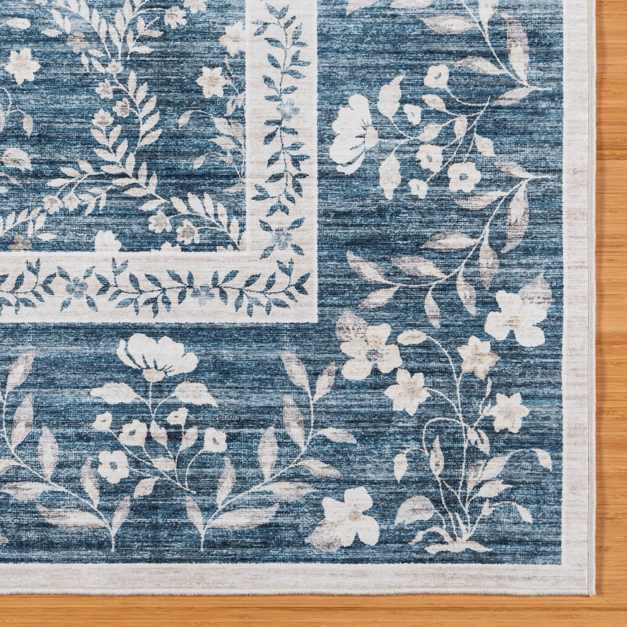 Gertmenian Crystal Print Soft Flat Pile Polyester Slip Resistant Washable Indoor Printed Area Rug Collection