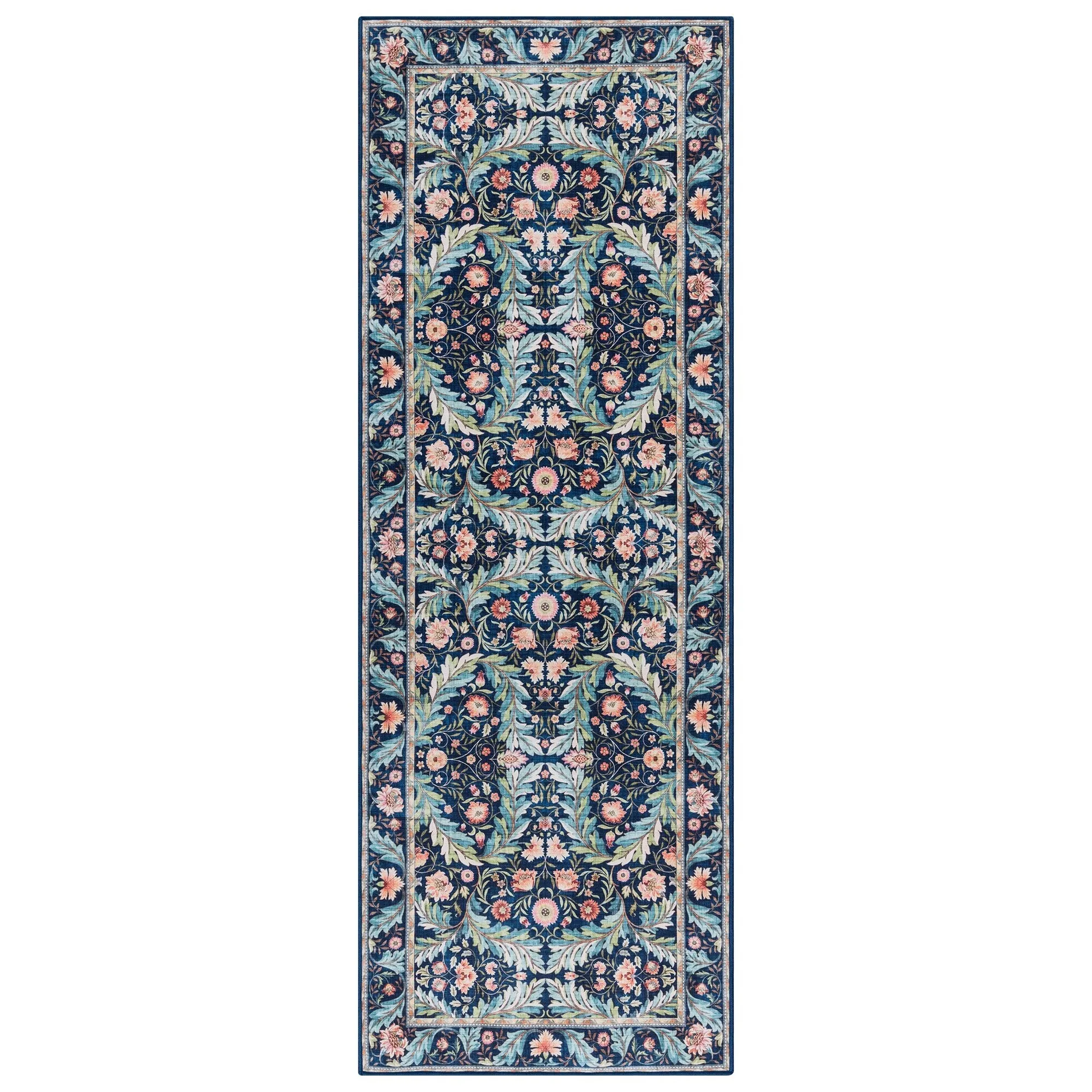 Gertmenian Crystal Print Soft Flat Pile Polyester Slip Resistant Washable Indoor Printed Area Rug Collection