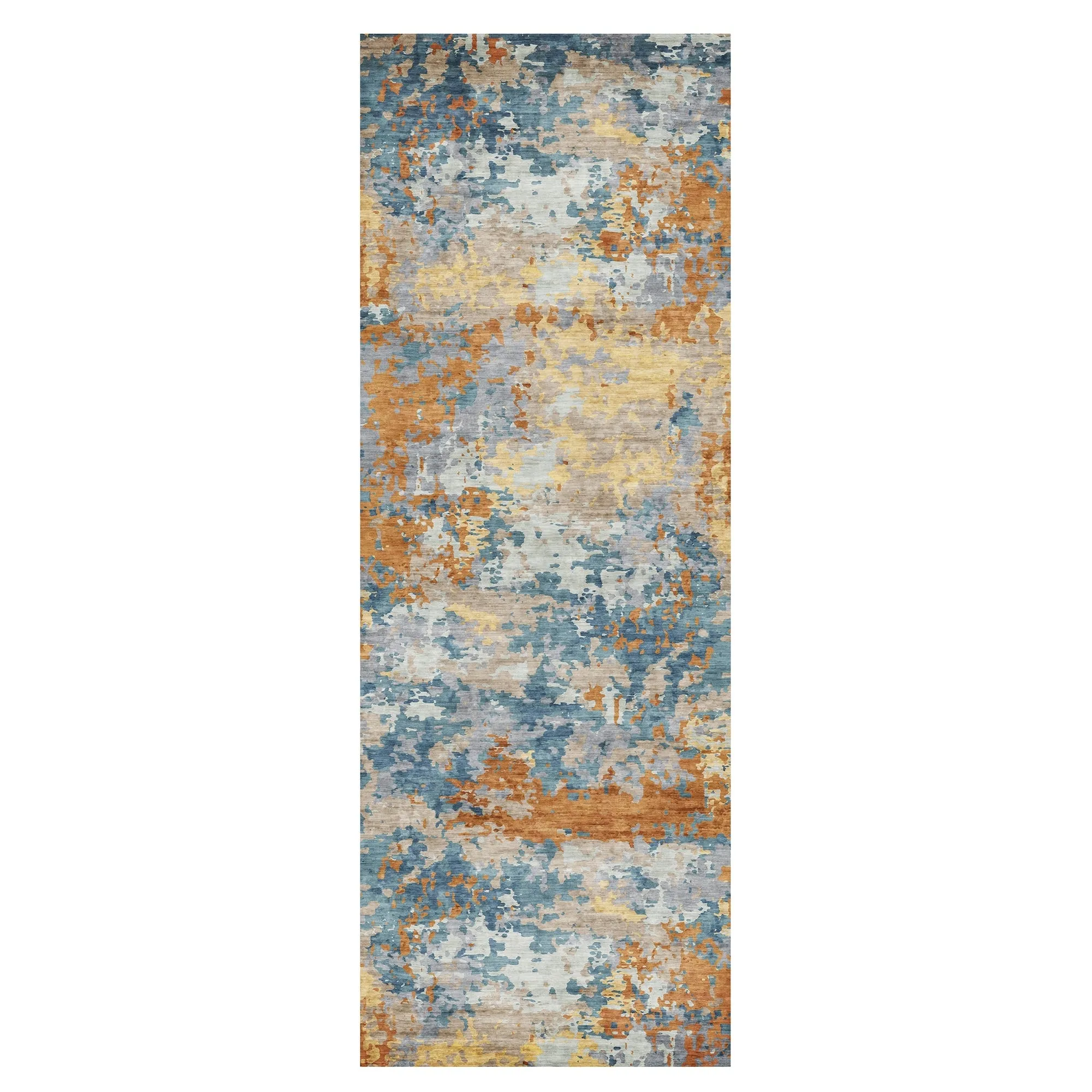 Gertmenian Crystal Print Soft Flat Pile Polyester Slip Resistant Washable Indoor Printed Area Rug Collection