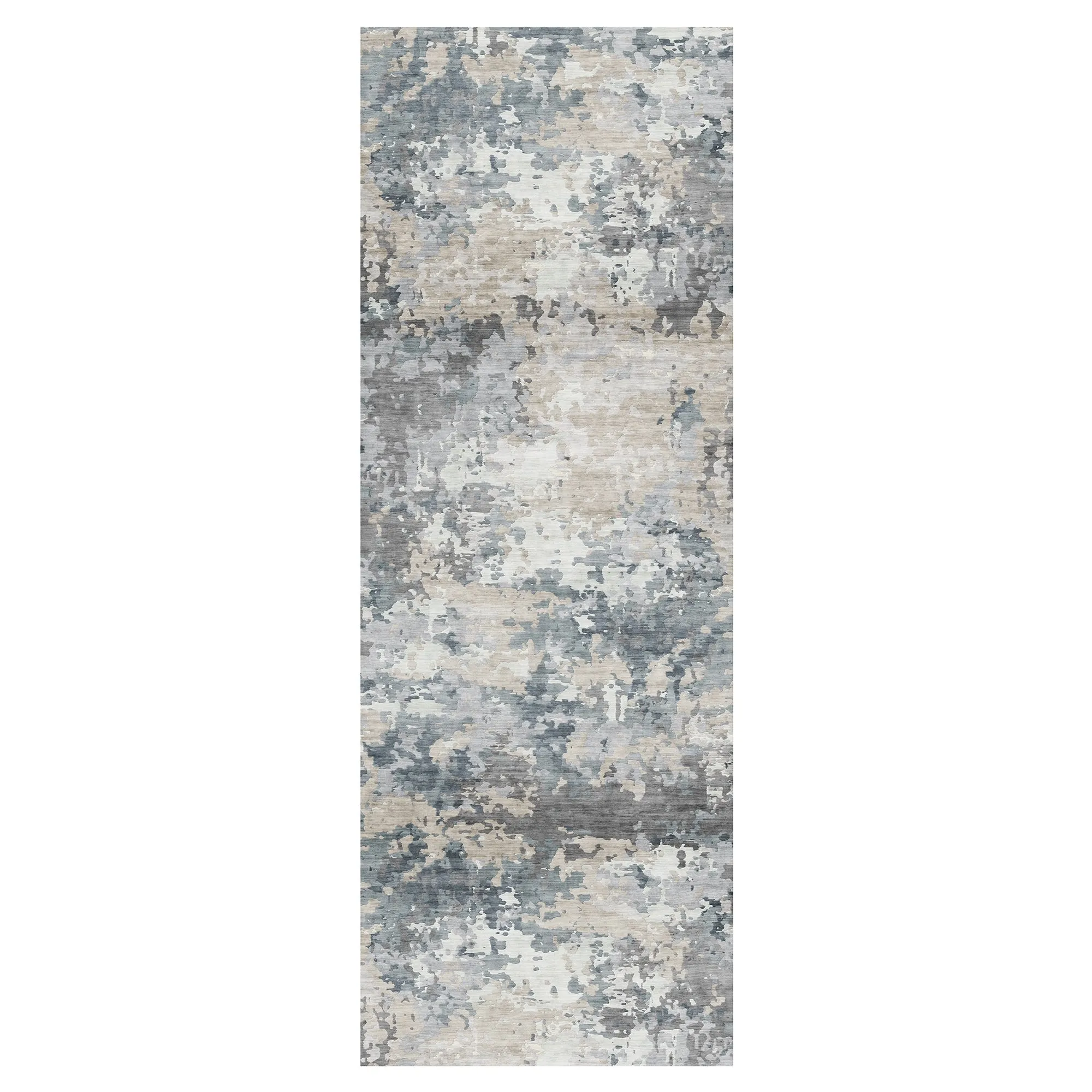 Gertmenian Crystal Print Soft Flat Pile Polyester Slip Resistant Washable Indoor Printed Area Rug Collection