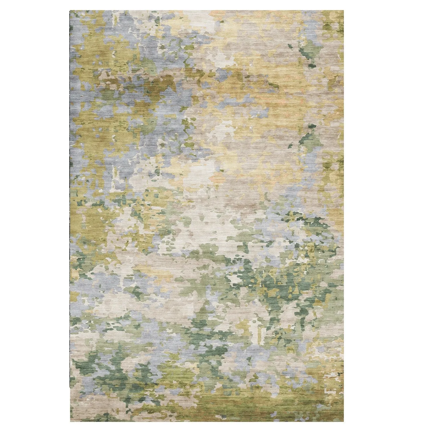 Gertmenian Crystal Print Soft Flat Pile Polyester Slip Resistant Washable Indoor Printed Area Rug Collection