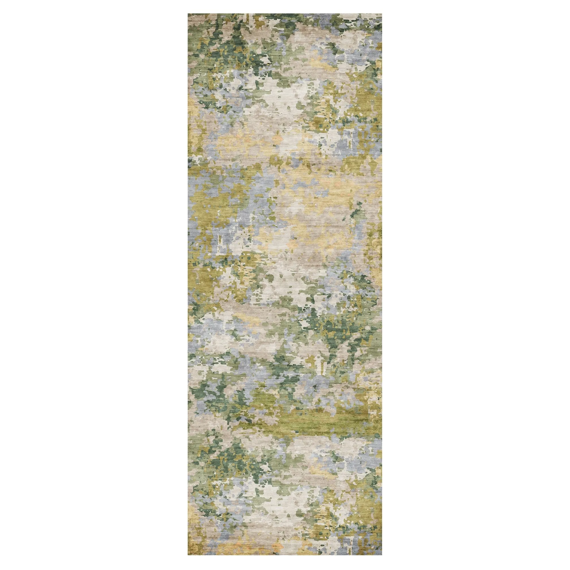 Gertmenian Crystal Print Soft Flat Pile Polyester Slip Resistant Washable Indoor Printed Area Rug Collection