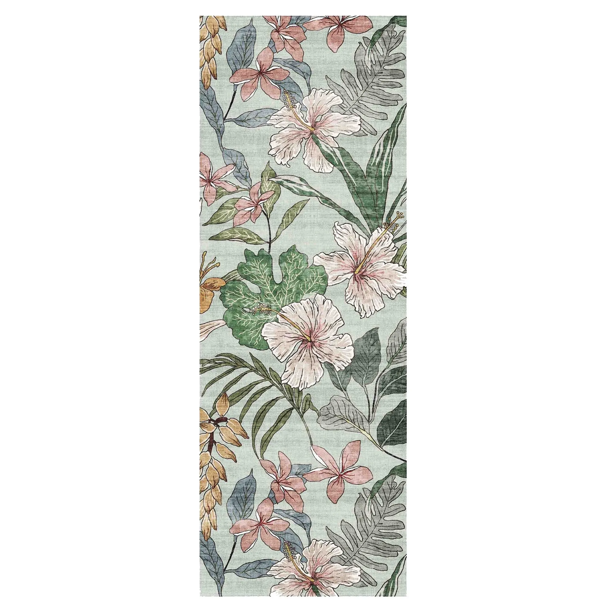 Gertmenian Crystal Print Soft Flat Pile Polyester Slip Resistant Washable Indoor Printed Area Rug Collection