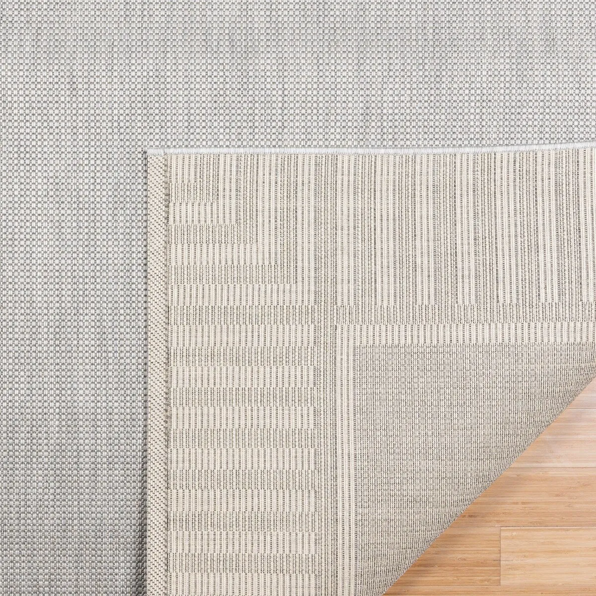 Gertmenian Paseo Kiano Modern Stripe Border Polypropylene Flatweave Indoor/ Outdoor Area Rug