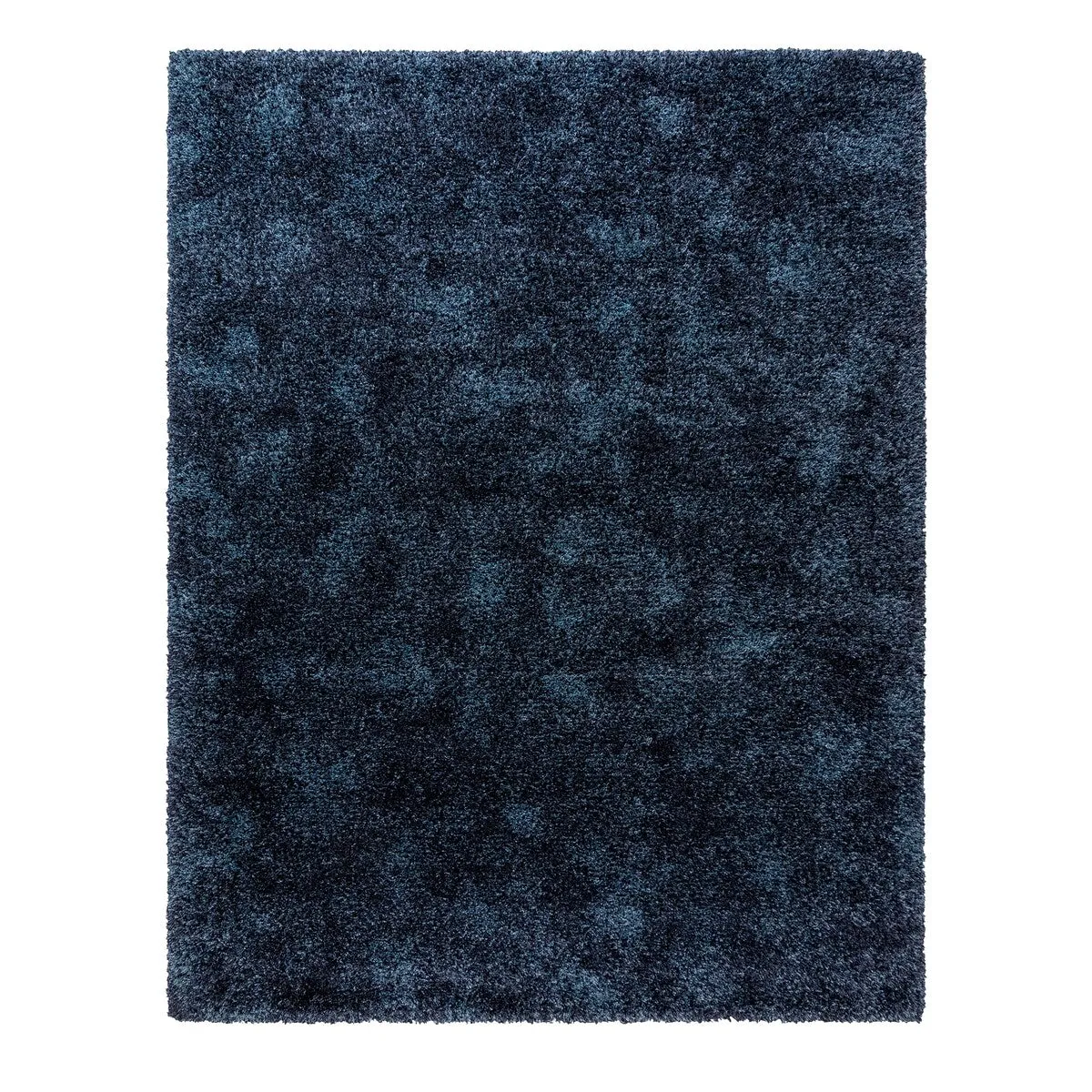 Gertmenian Ultimate Shag Solid Dark Blue Plush Shag Area Rug