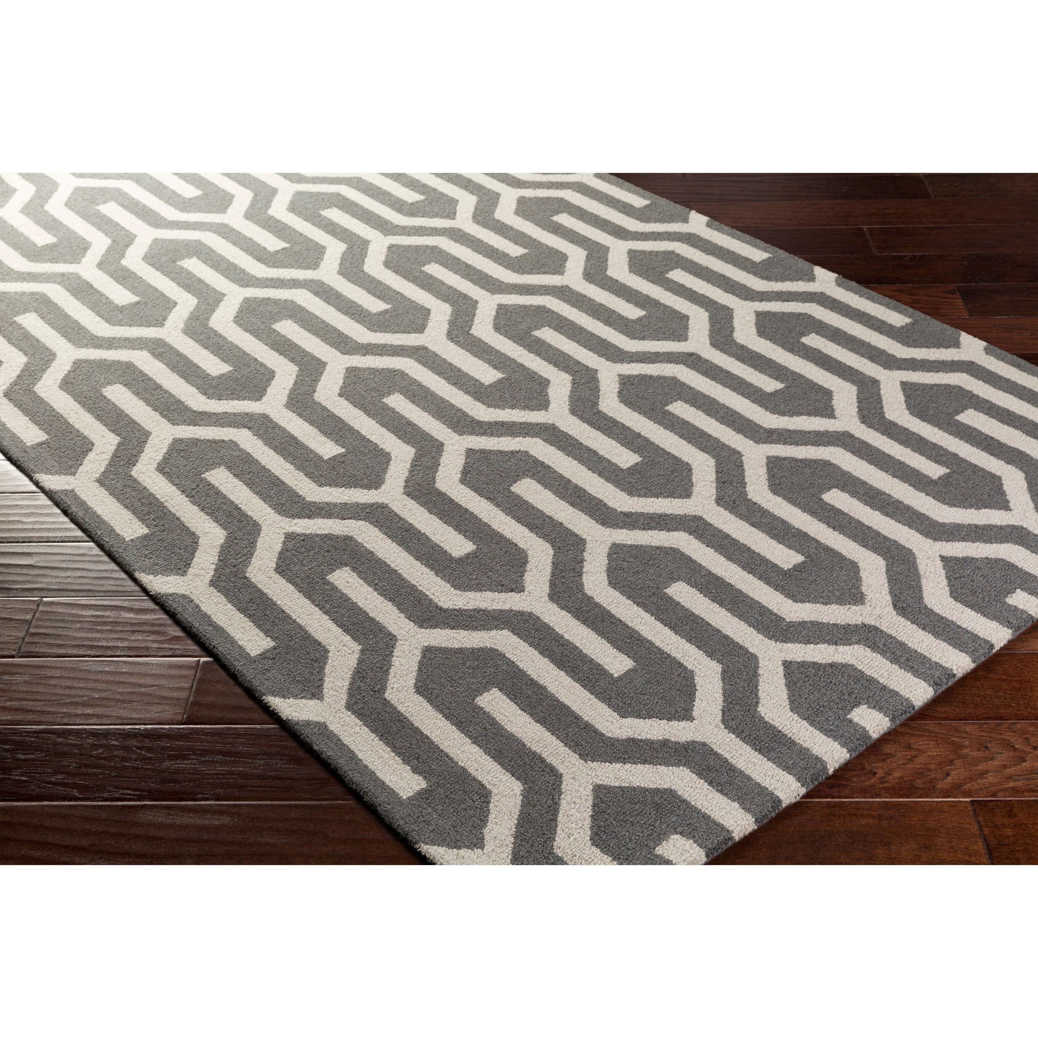 Hand-Tufted Abymes Wool Rug