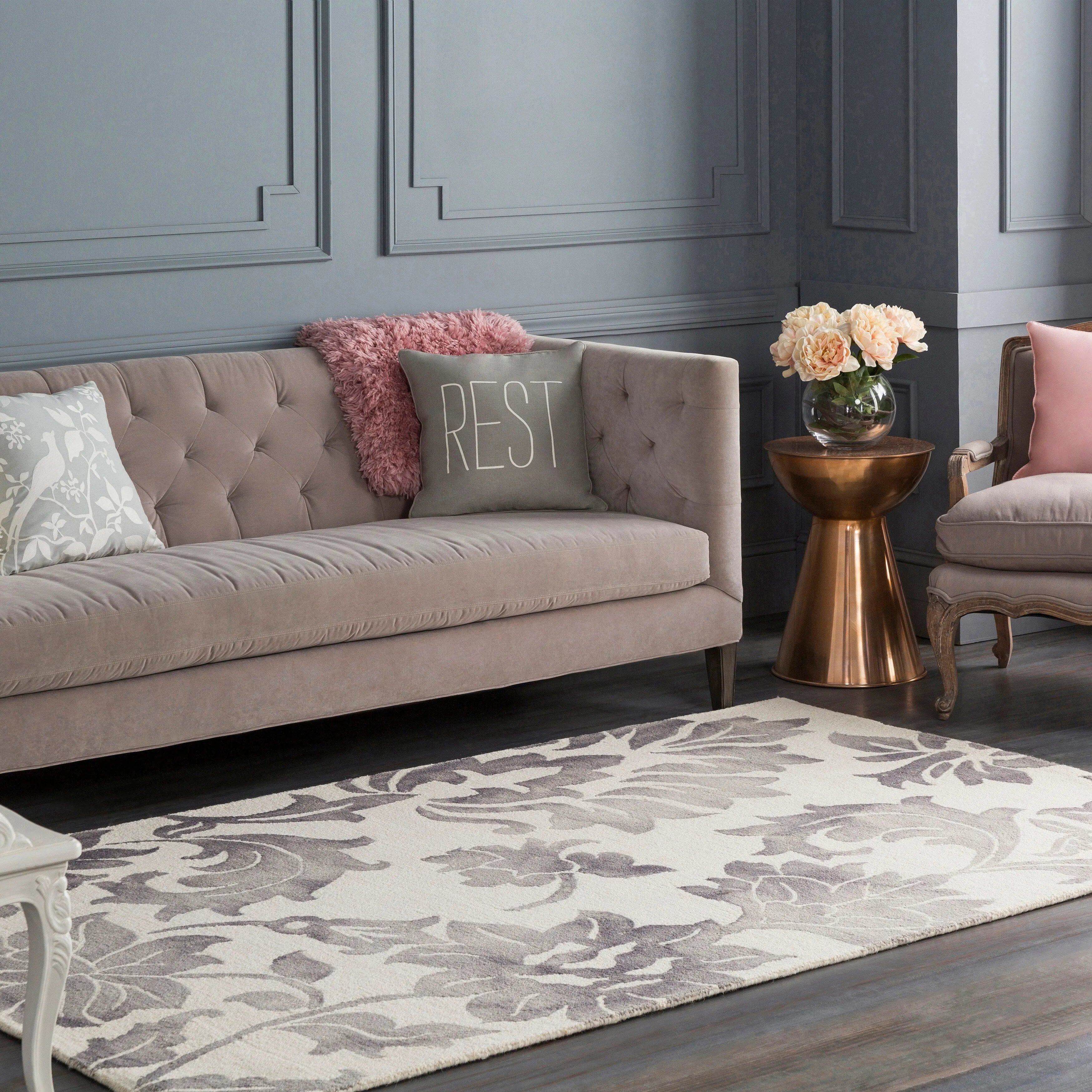Hand-Tufted Berlin Wool Rug