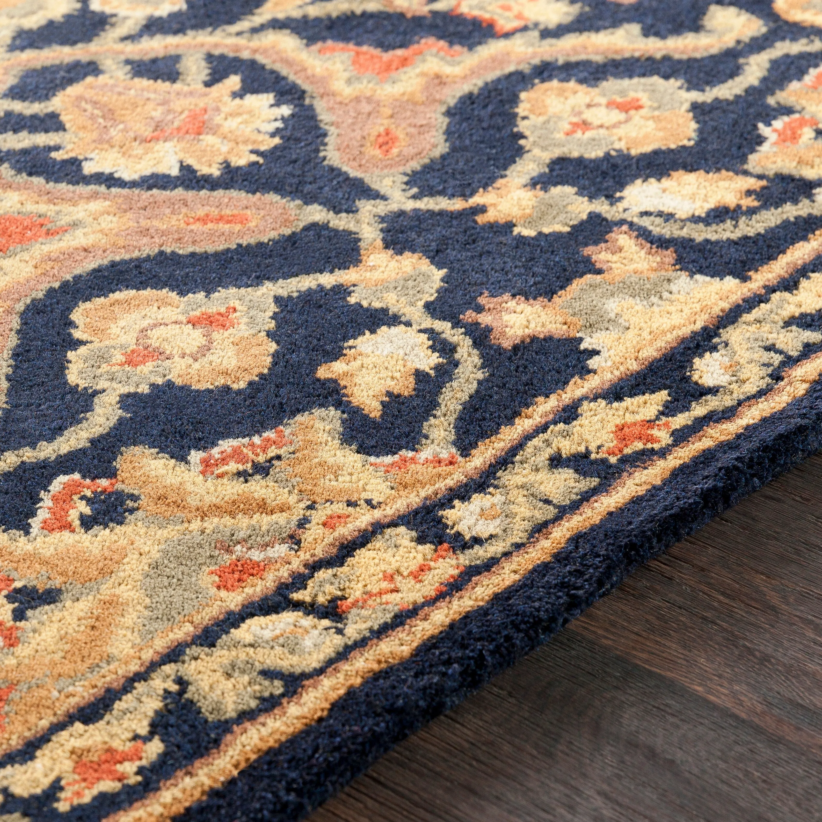 Hand-Tufted Blyth Floral Wool Rug