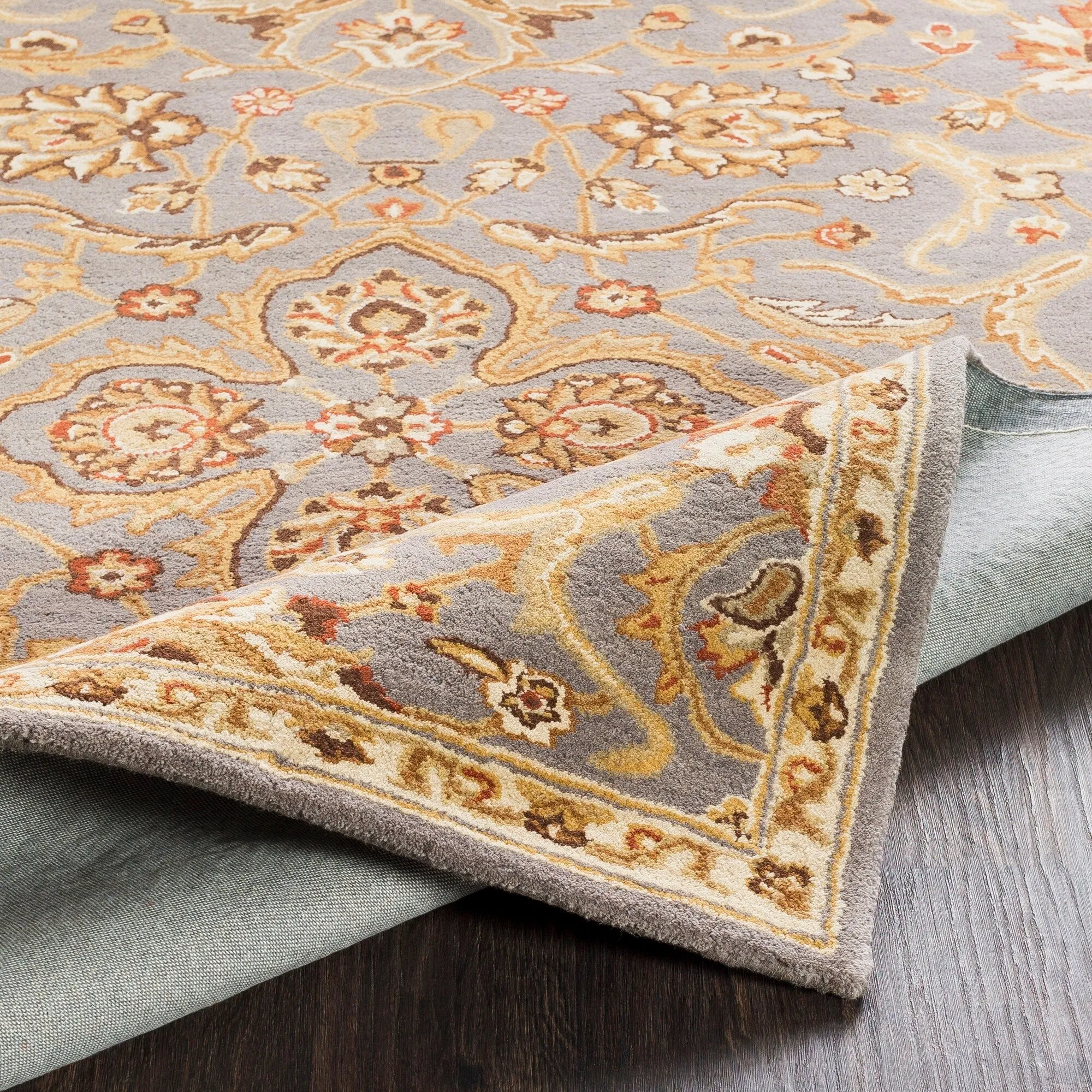 Hand-Tufted Blyth Floral Wool Rug