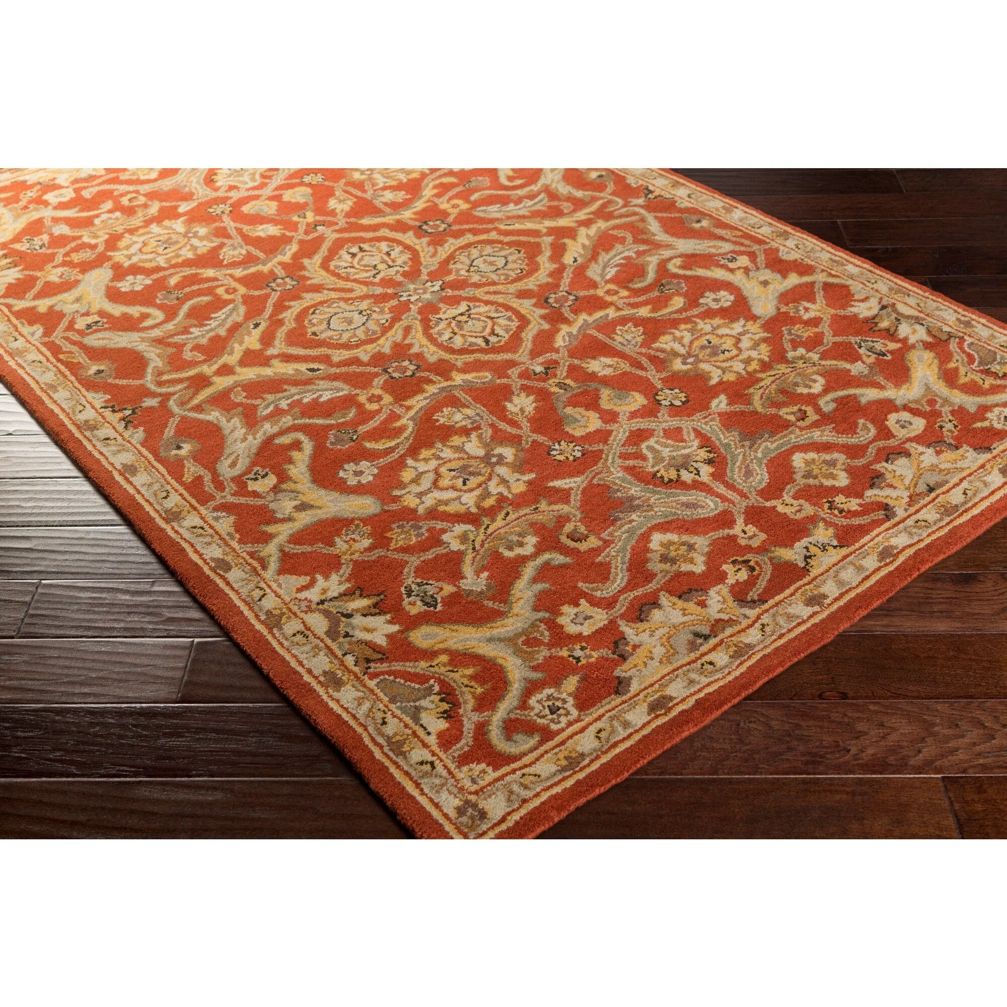 Hand-Tufted Blyth Floral Wool Rug
