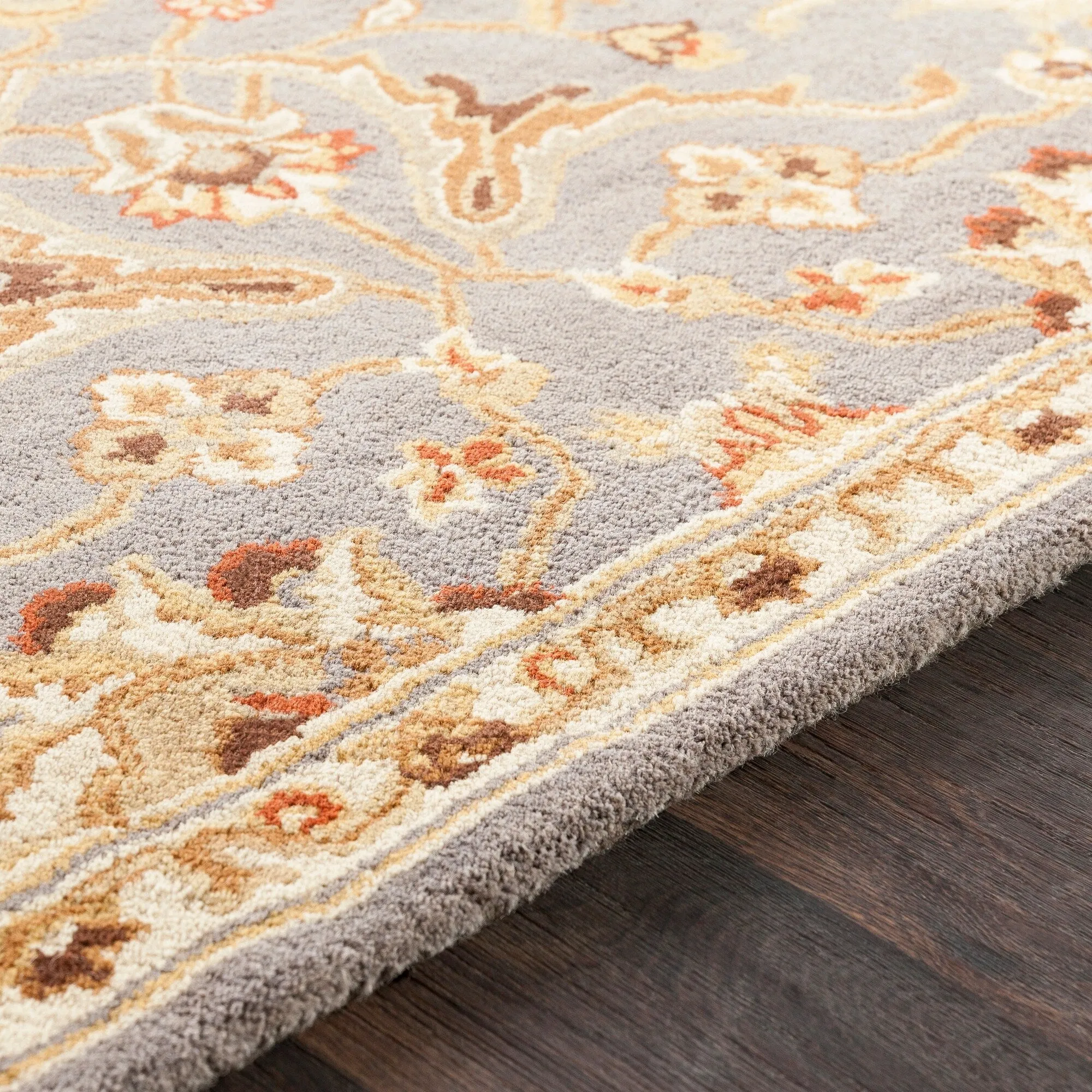 Hand-Tufted Blyth Floral Wool Rug