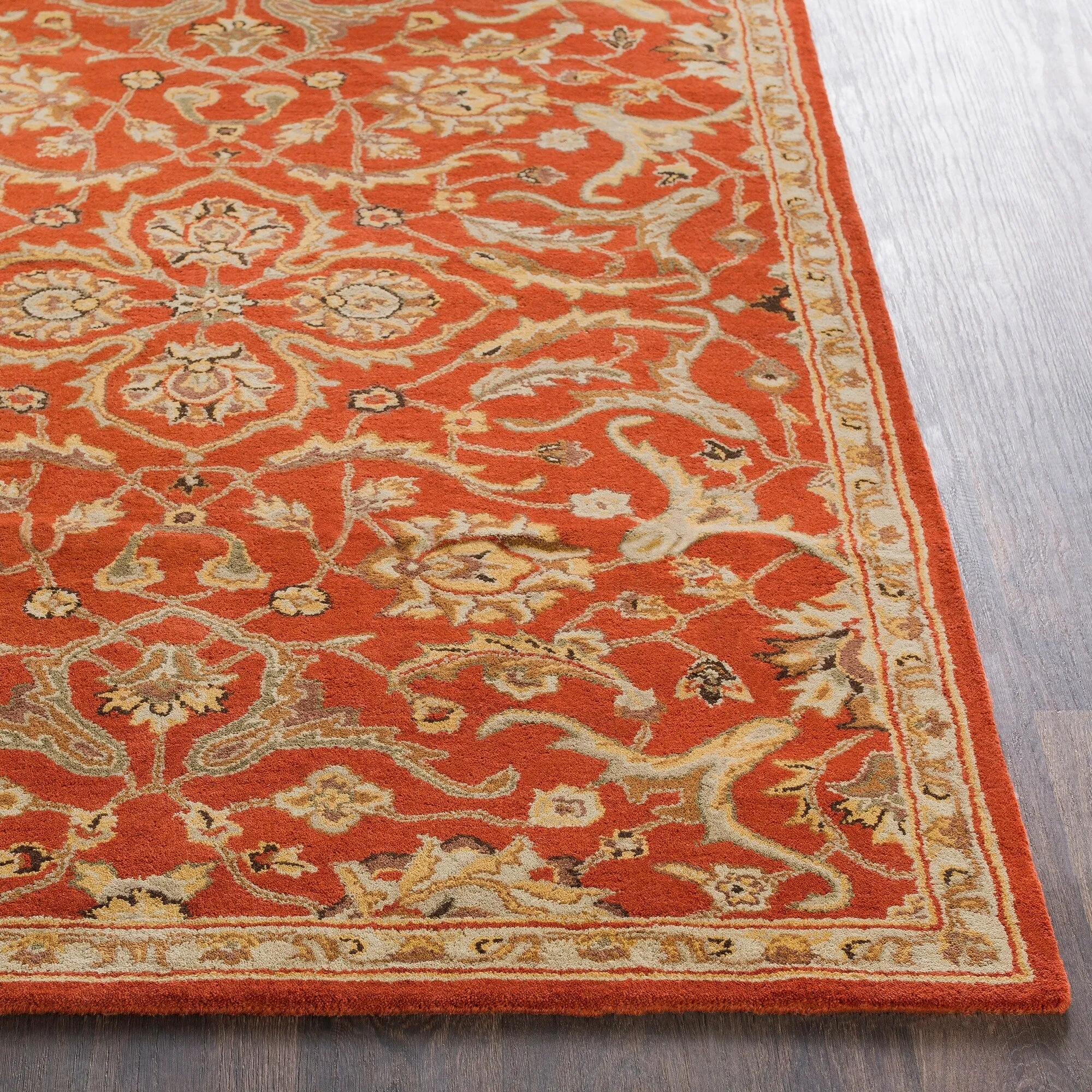 Hand-Tufted Blyth Floral Wool Rug