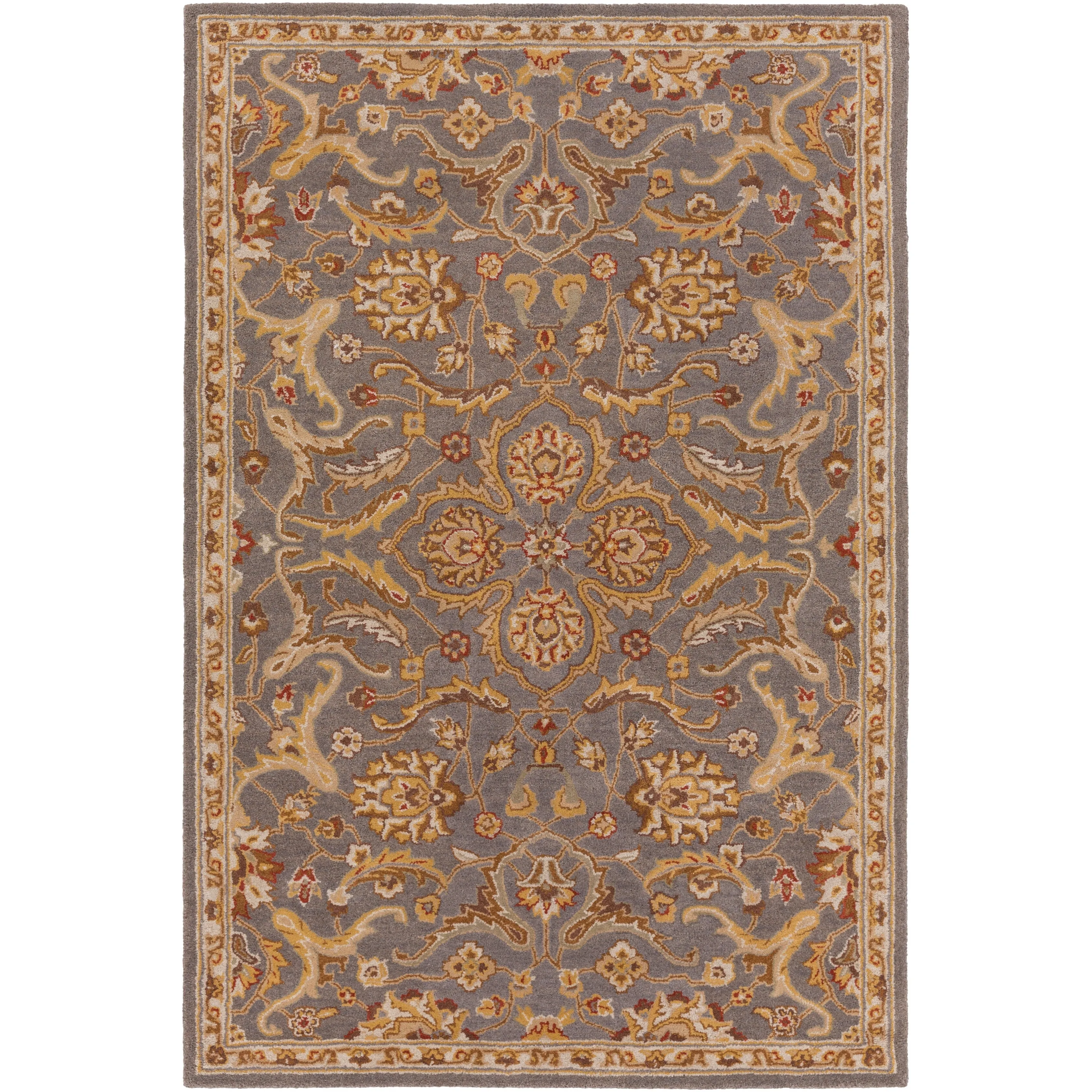 Hand-Tufted Blyth Floral Wool Rug