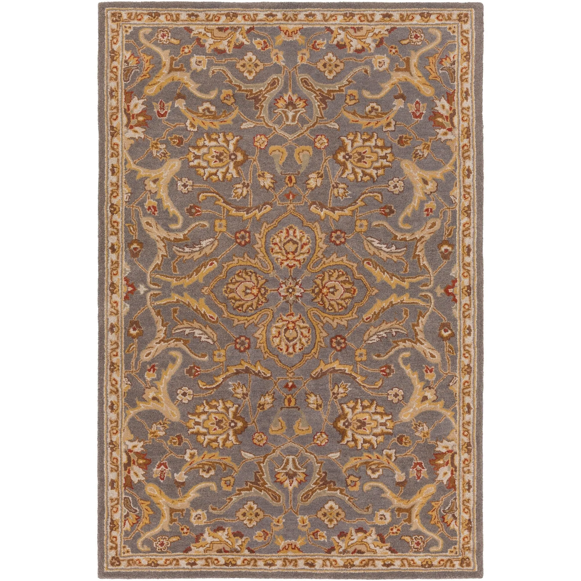 Hand-Tufted Blyth Floral Wool Rug
