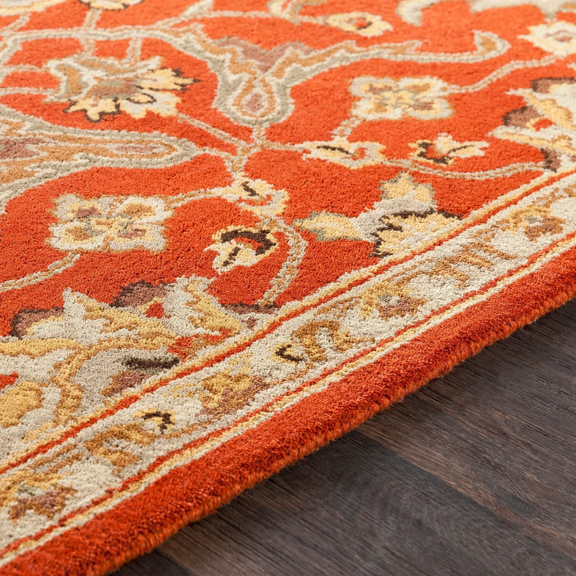 Hand-Tufted Blyth Floral Wool Rug