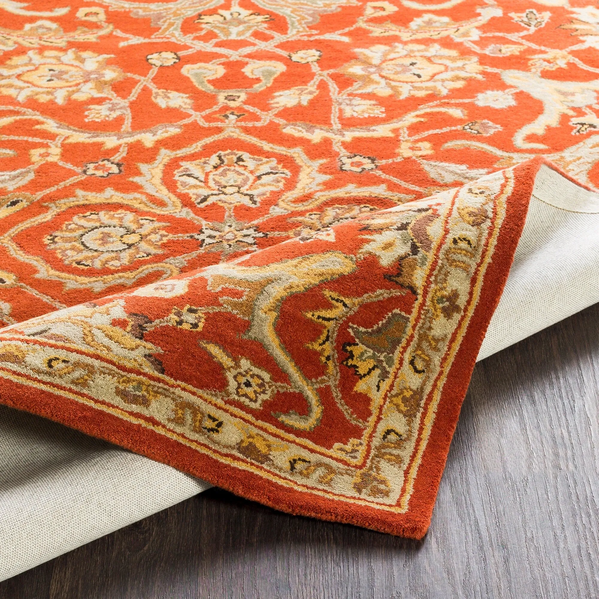 Hand-Tufted Blyth Floral Wool Rug
