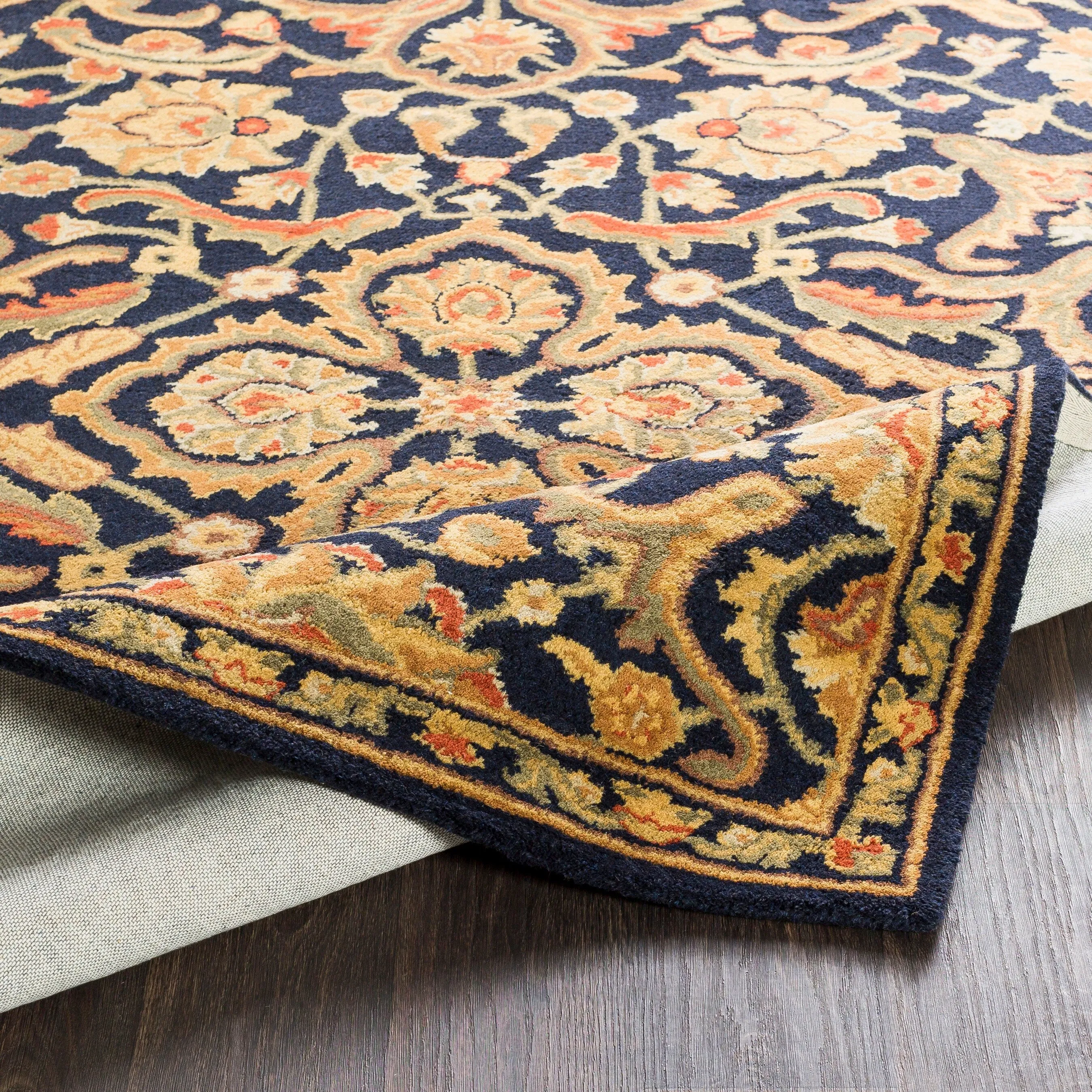 Hand-Tufted Blyth Floral Wool Rug