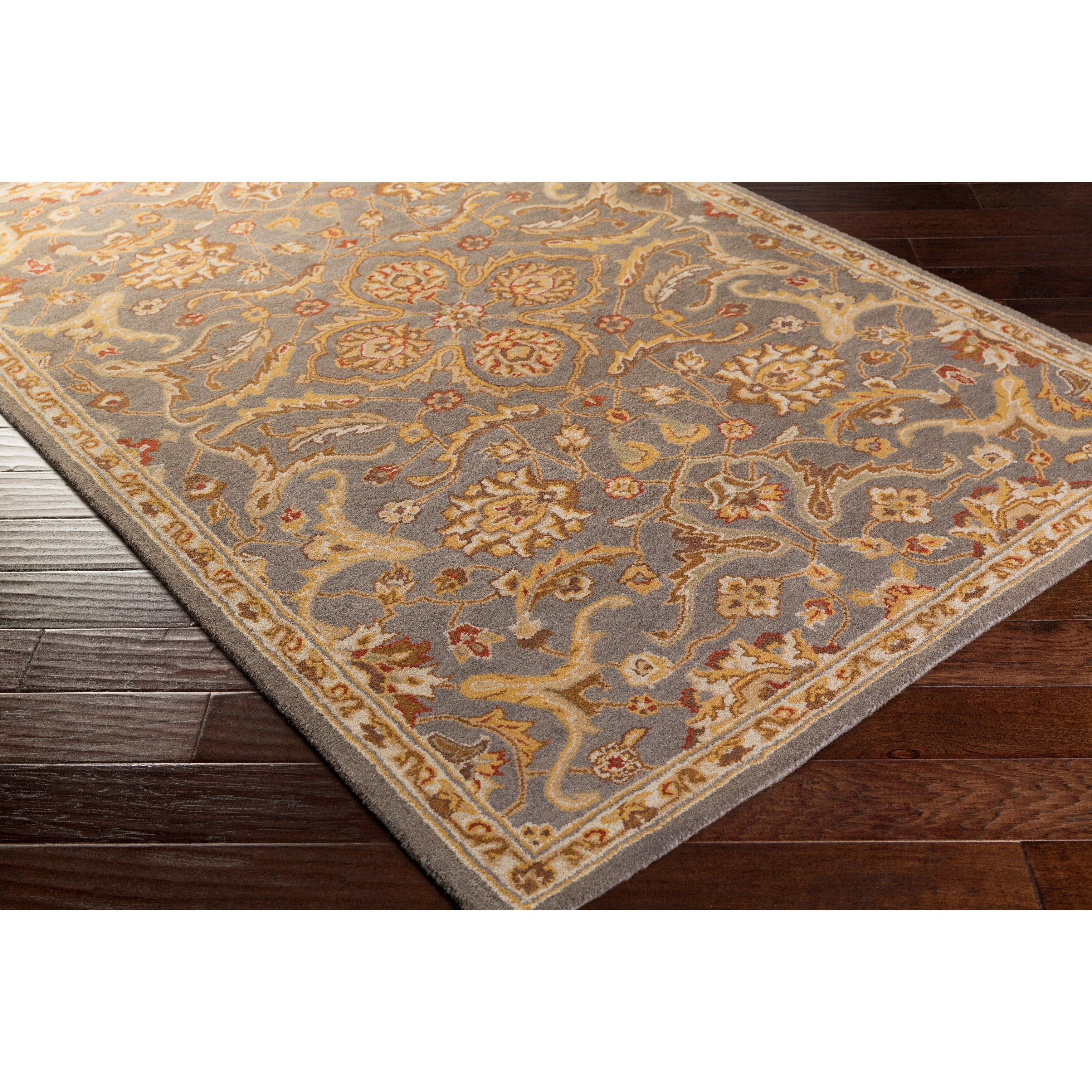 Hand-Tufted Blyth Floral Wool Rug