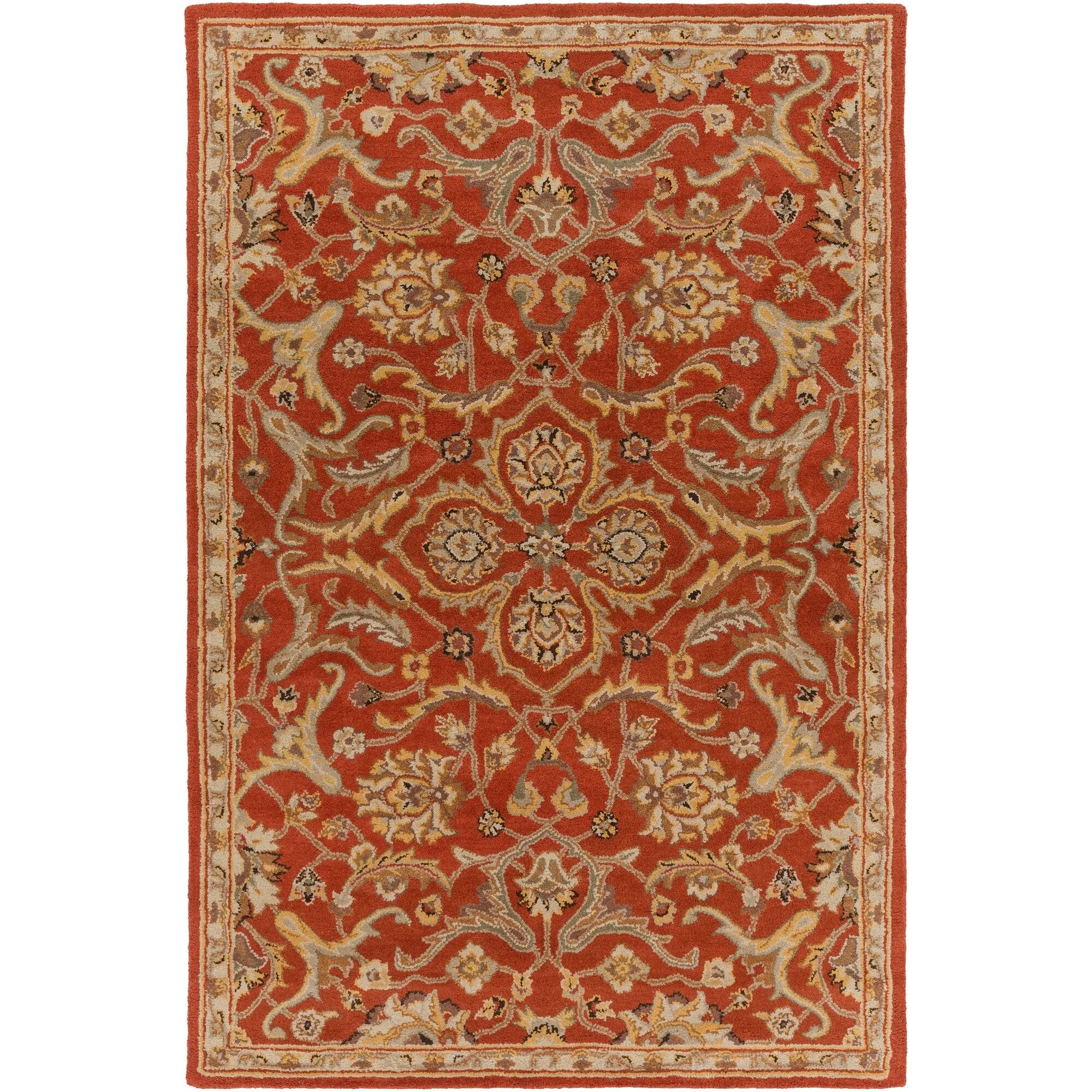 Hand-Tufted Blyth Floral Wool Rug