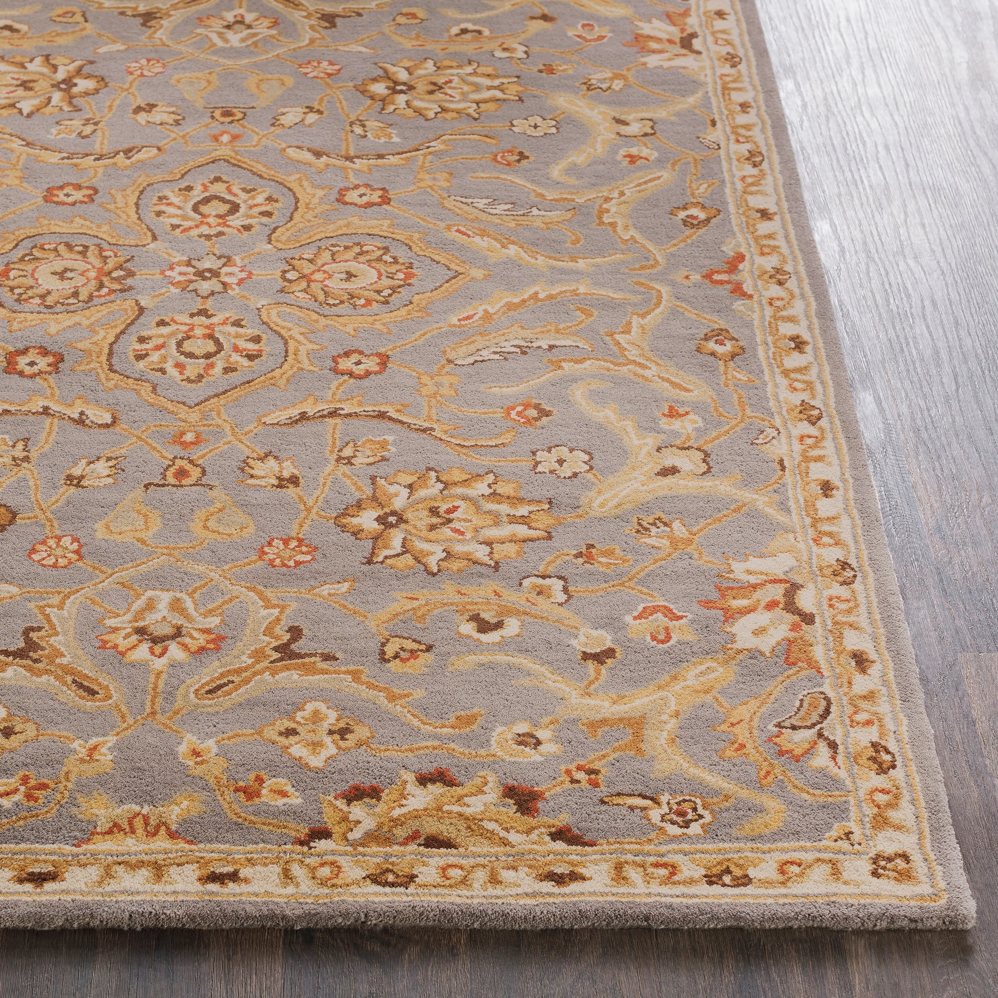 Hand-Tufted Blyth Floral Wool Rug