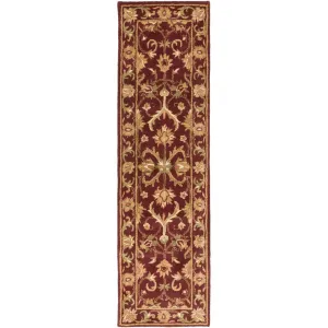 Hand-Tufted Cade Traditonal Bordered Wool Rug