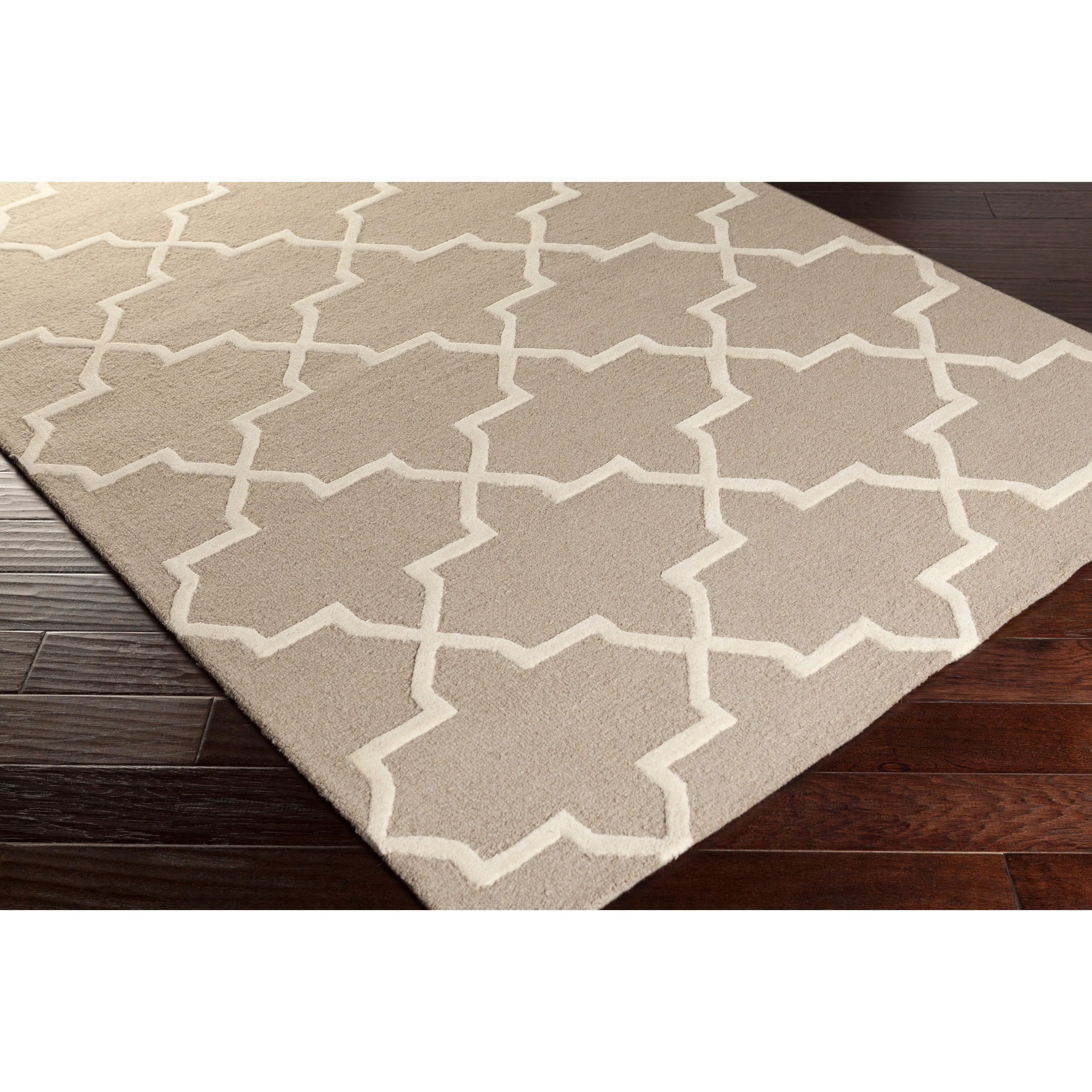 Hand-Tufted Cindy Moroccan Tiled Wool Rug