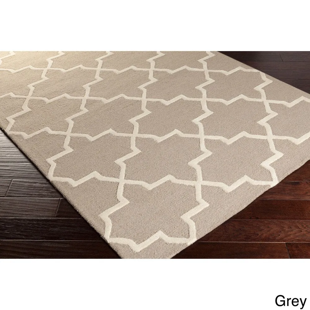 Hand-Tufted Cindy Moroccan Tiled Wool Rug