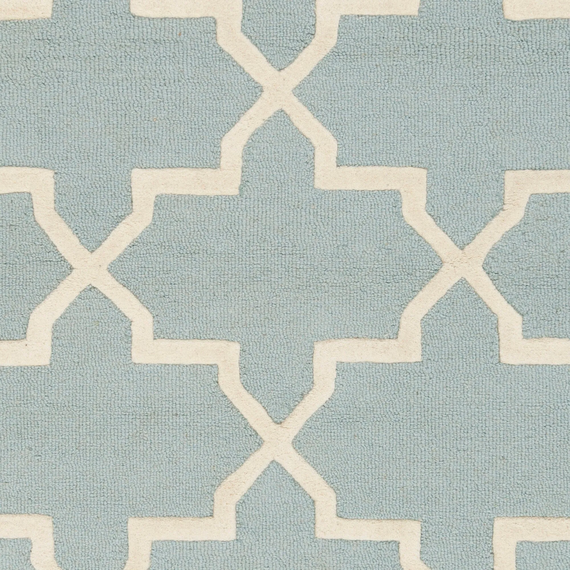 Hand-Tufted Cindy Moroccan Tiled Wool Rug