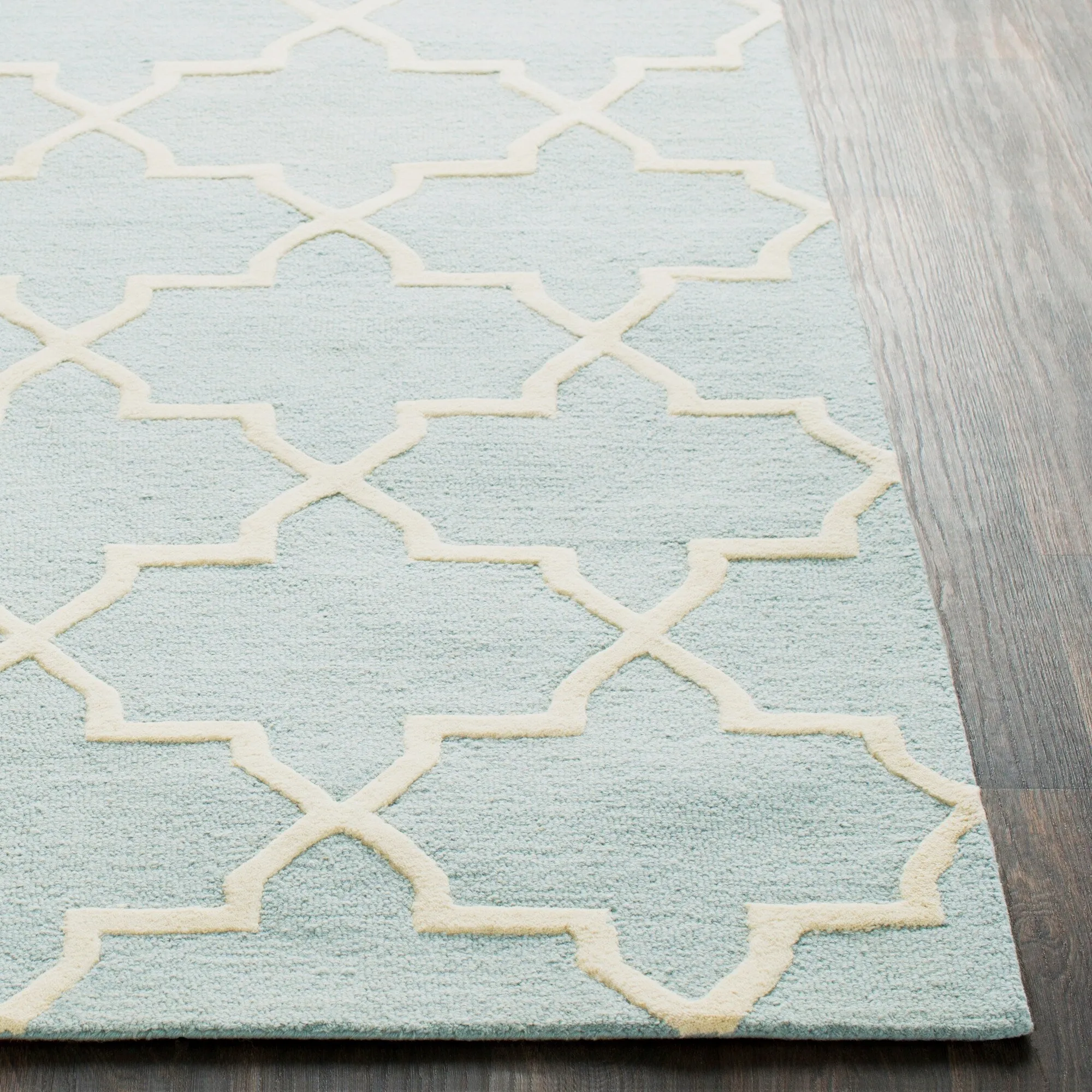 Hand-Tufted Cindy Moroccan Tiled Wool Rug