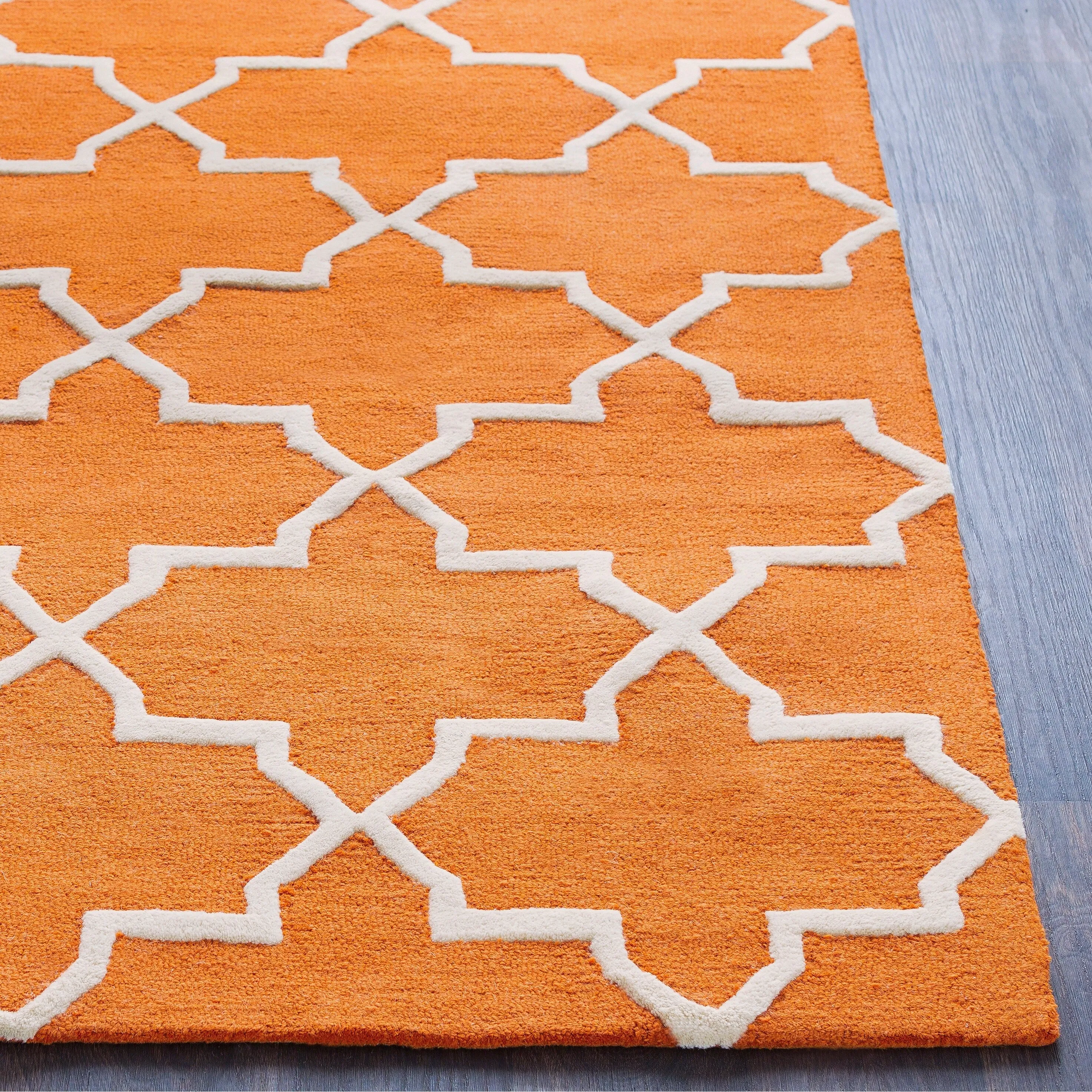 Hand-Tufted Cindy Moroccan Tiled Wool Rug
