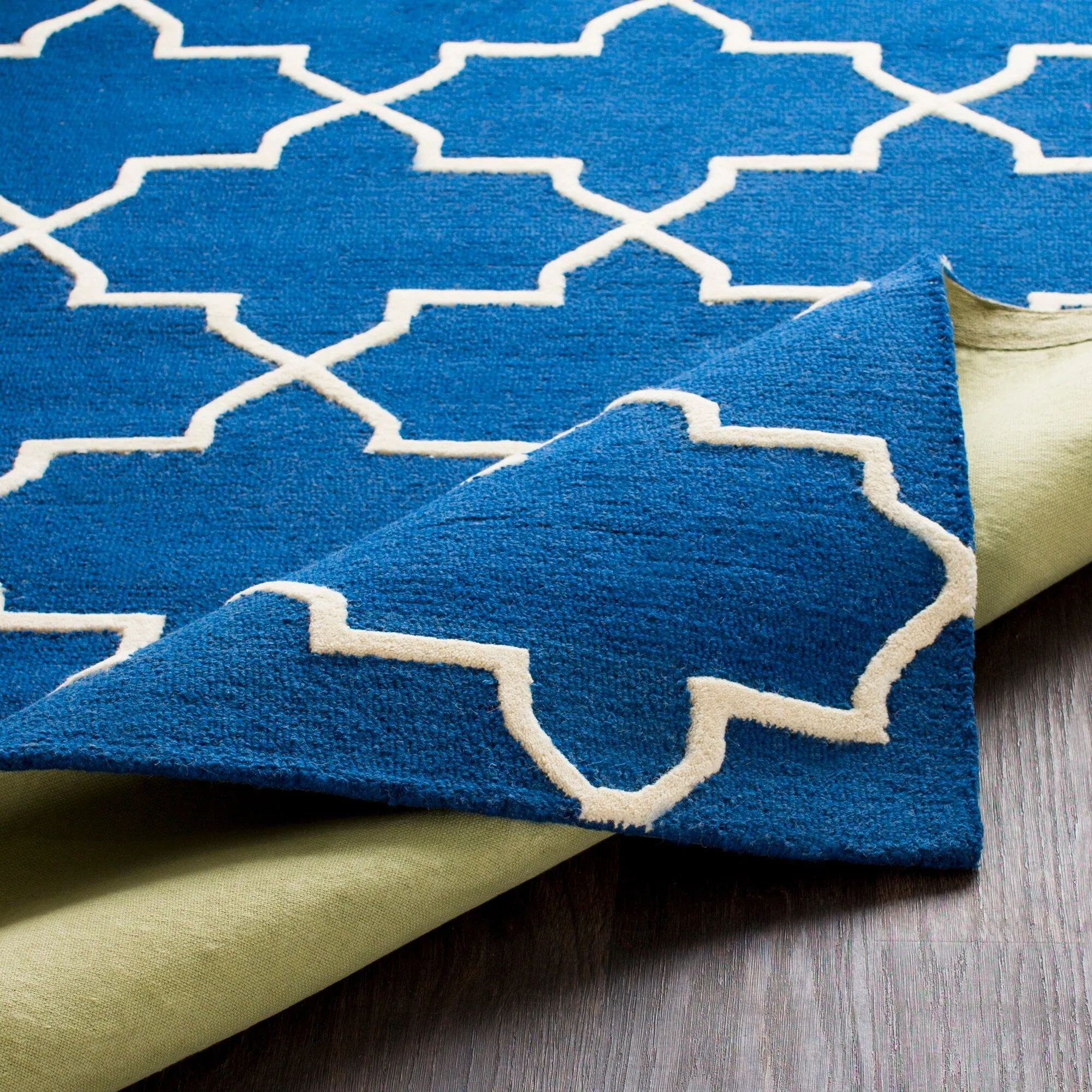 Hand-Tufted Cindy Moroccan Tiled Wool Rug