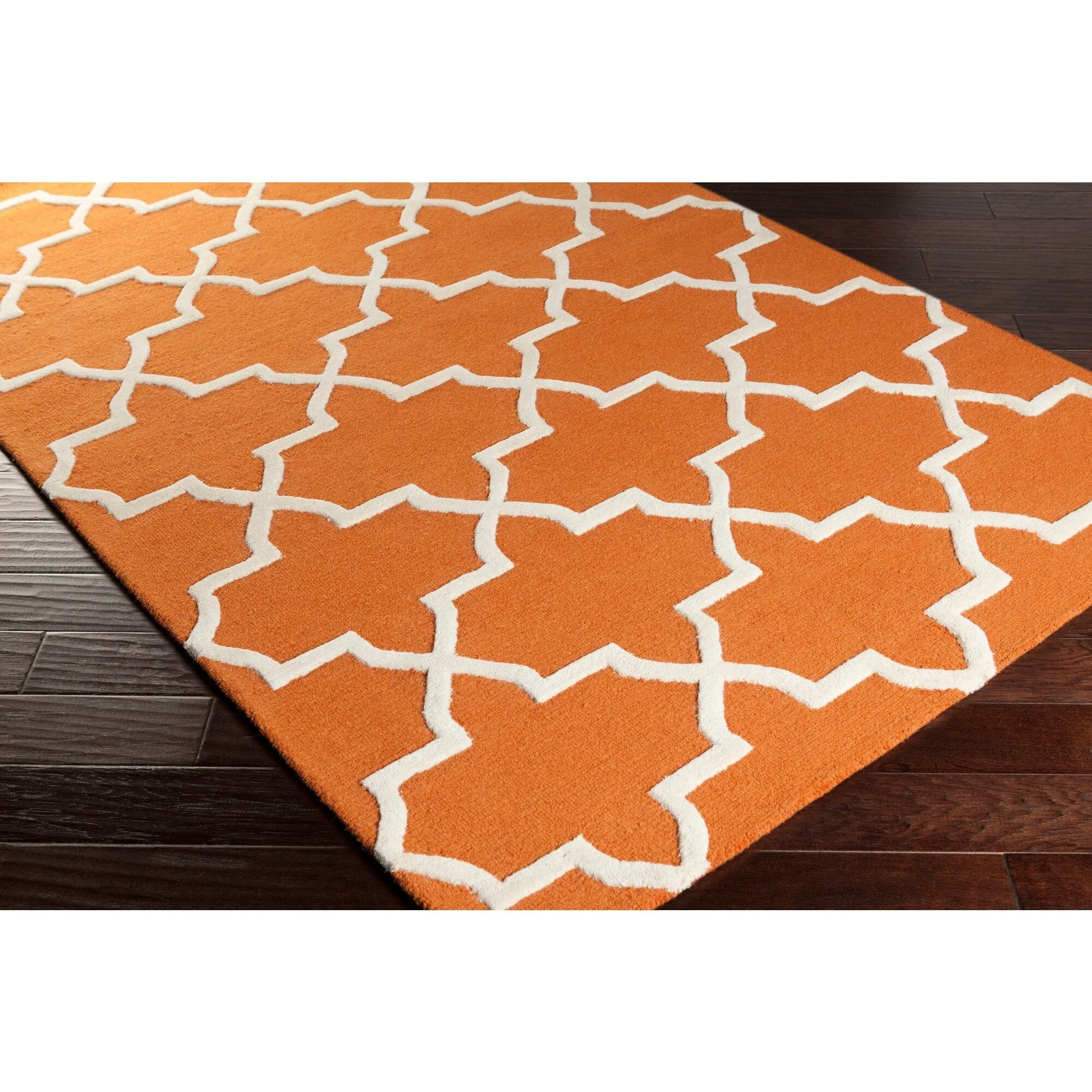 Hand-Tufted Cindy Moroccan Tiled Wool Rug