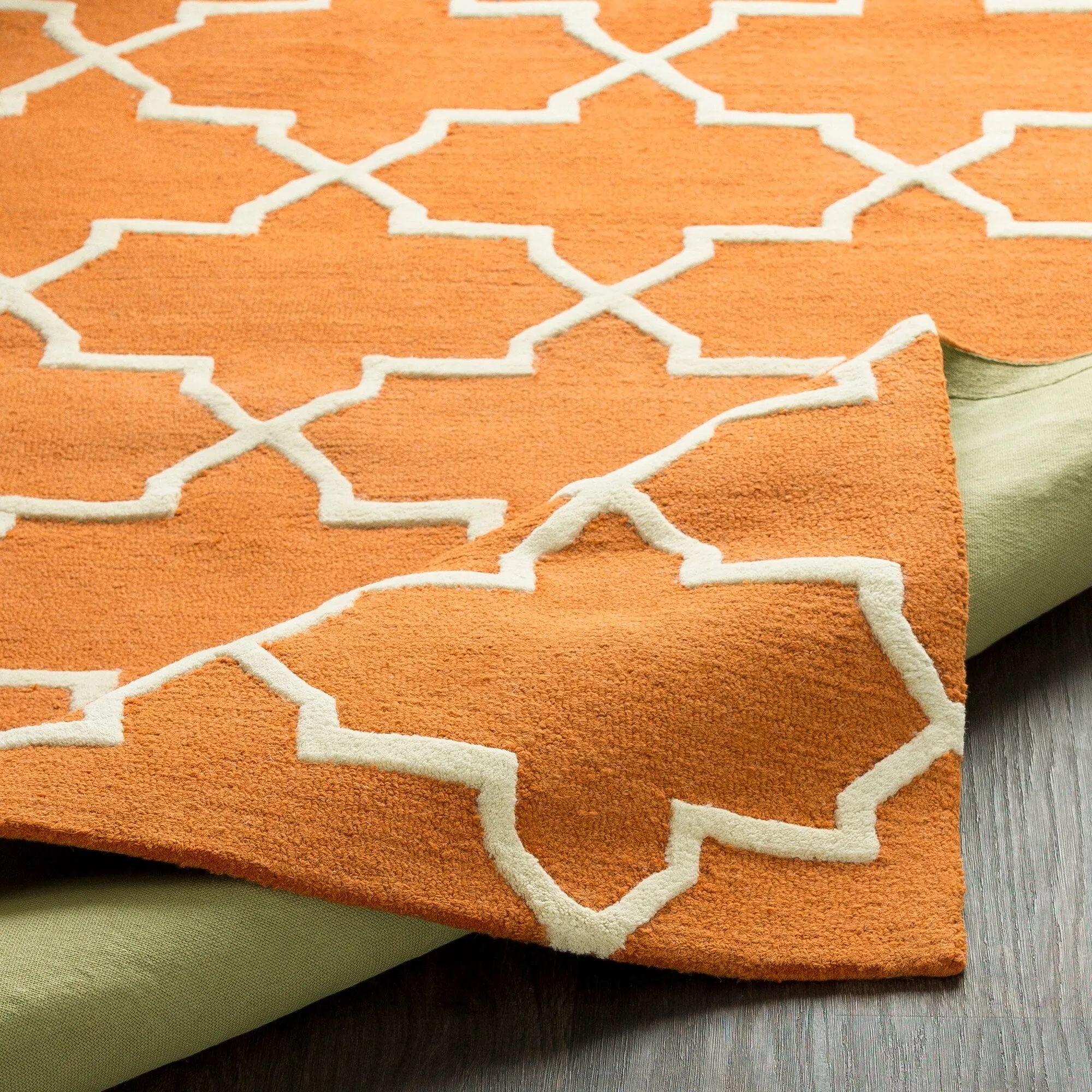 Hand-Tufted Cindy Moroccan Tiled Wool Rug