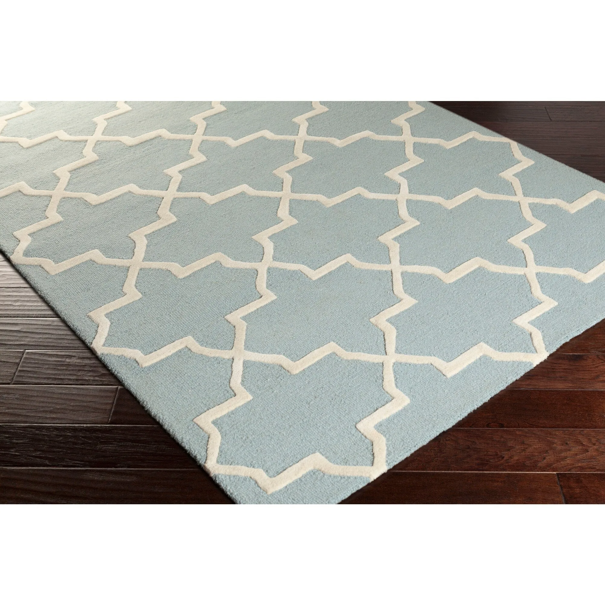 Hand-Tufted Cindy Moroccan Tiled Wool Rug