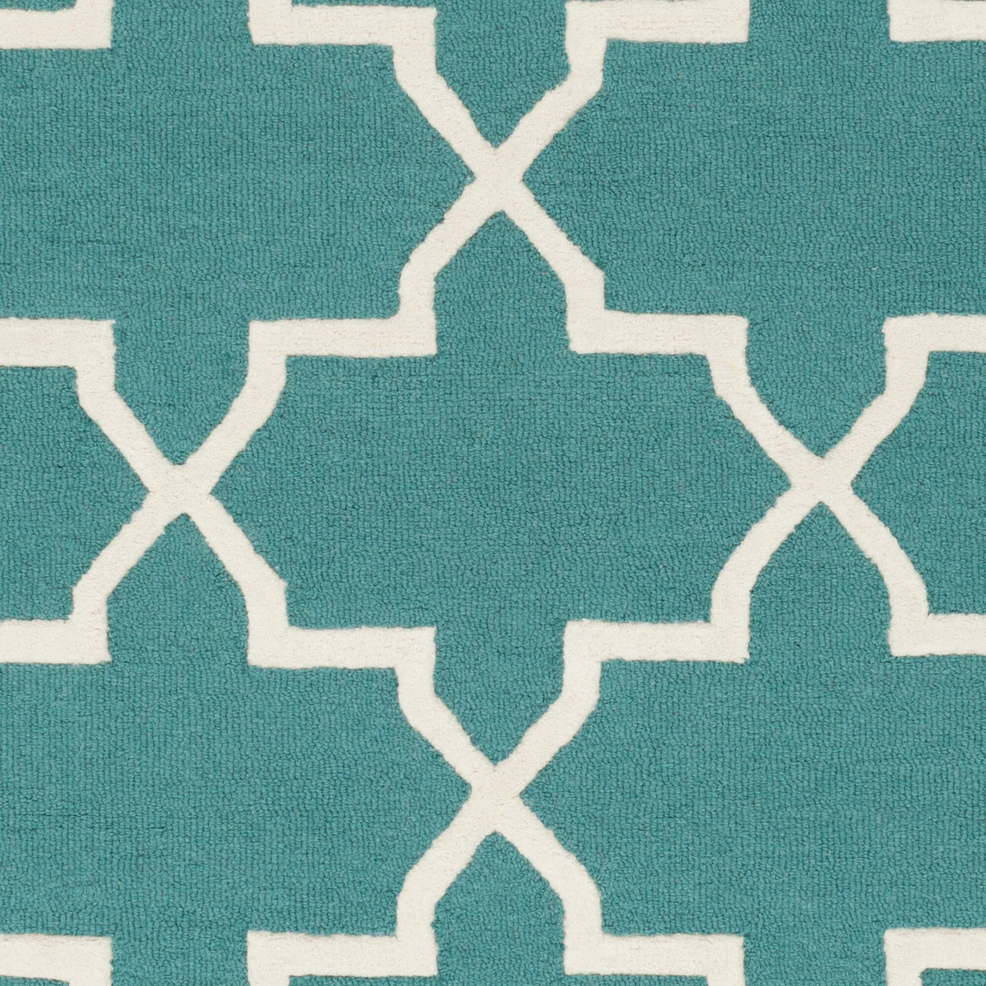 Hand-Tufted Cindy Moroccan Tiled Wool Rug