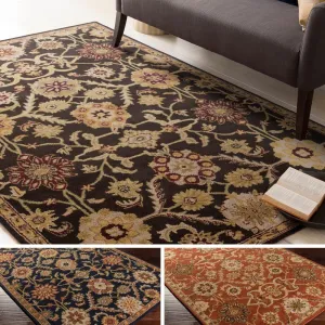 Hand-Tufted Dreux Floral Wool Rug
